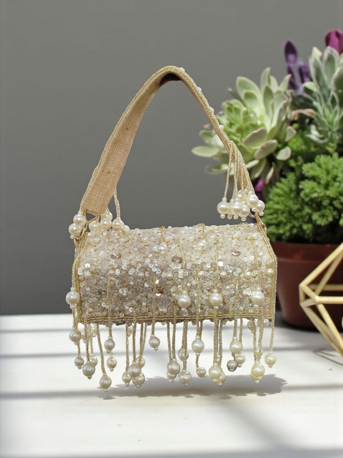 VRPS Flap Bag | Handcrafted Ethnic Bag | SWIS-2746 | Additional Angle