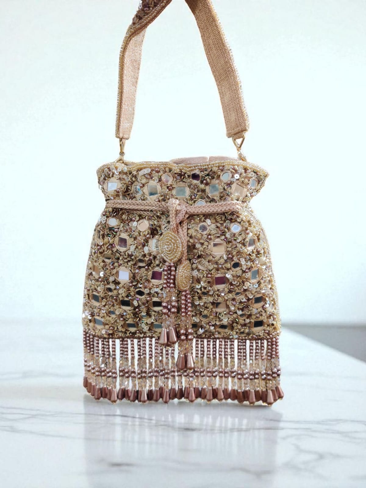 VRPS Potli Bag | Handcrafted Ethnic Bag | SWIS-2780 | Additional Angle