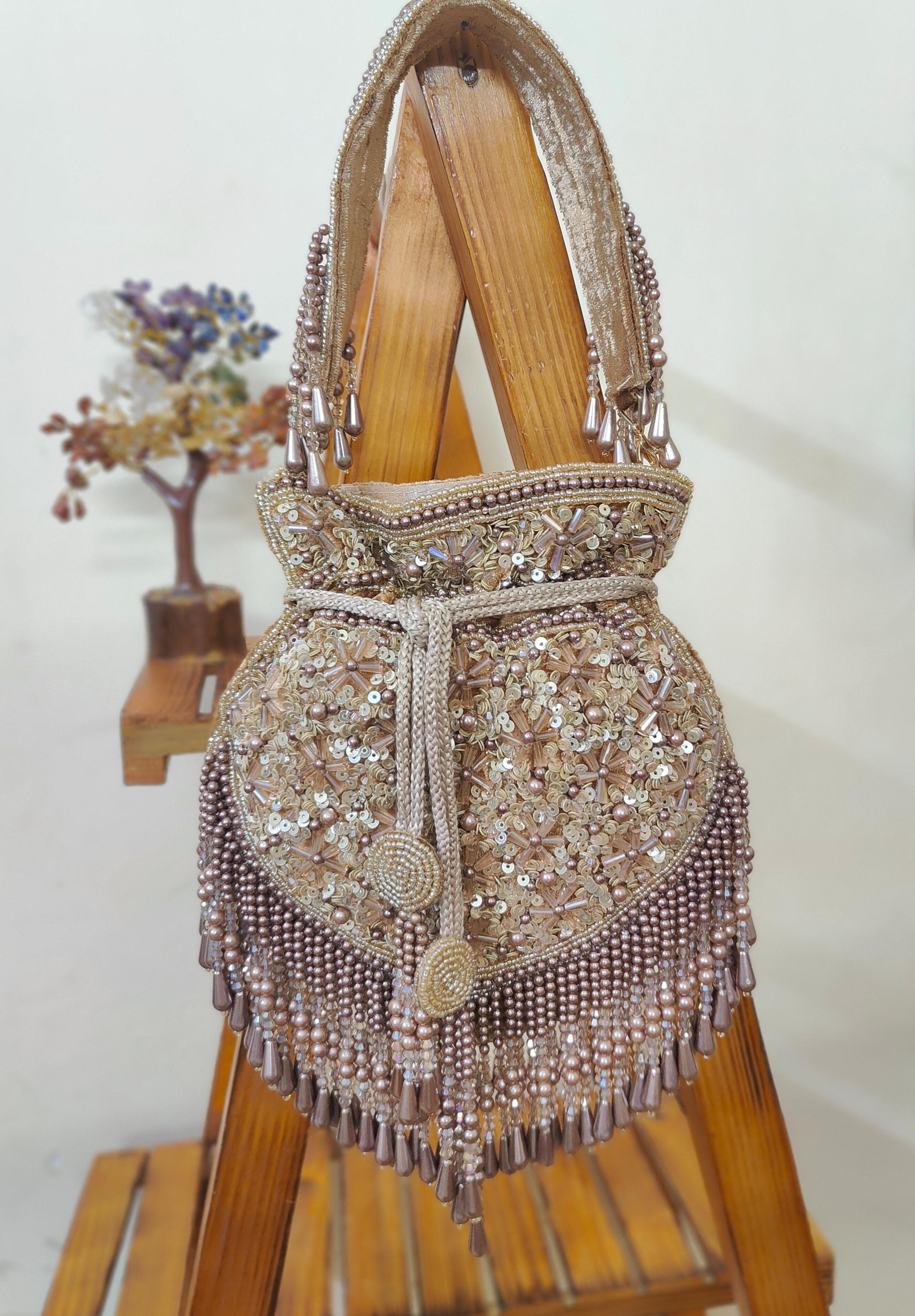 VRPS Potli Bag | Handcrafted Ethnic Bag | SWIS-2785 | Additional Angle