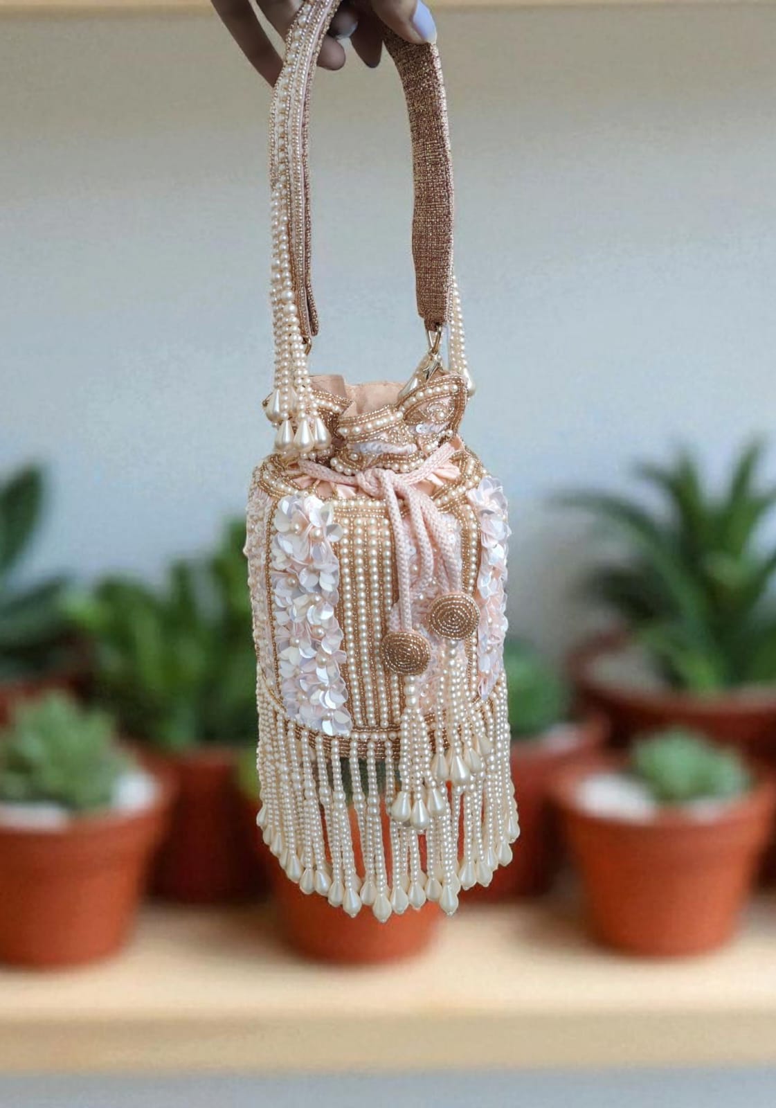 VRPS Potli Bag | Handcrafted Ethnic Bag | SWIS-2821 | Additional Angle