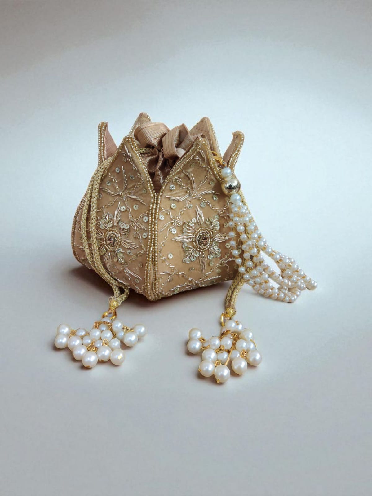 VRPS Lotus Potli | Handcrafted Ethnic Bag | SWIS-2830
