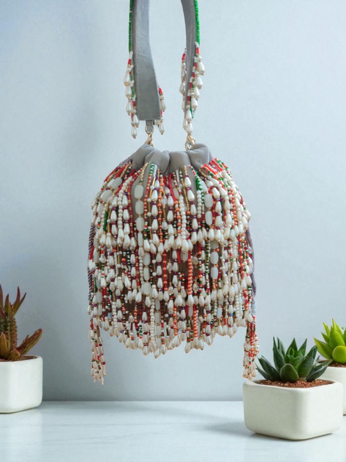 VRPS Potli Bag | Handcrafted Ethnic Bag | SWIS-2841 | Additional Angle