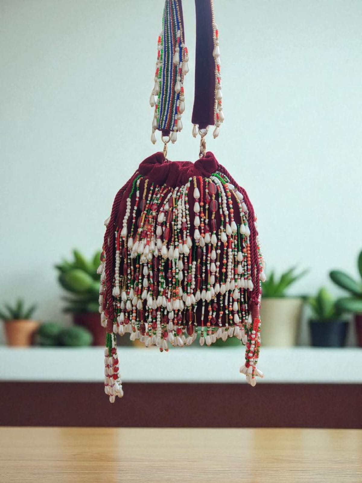 VRPS Potli Bag | Handcrafted Ethnic Bag | SWIS-2842 | Additional Angle
