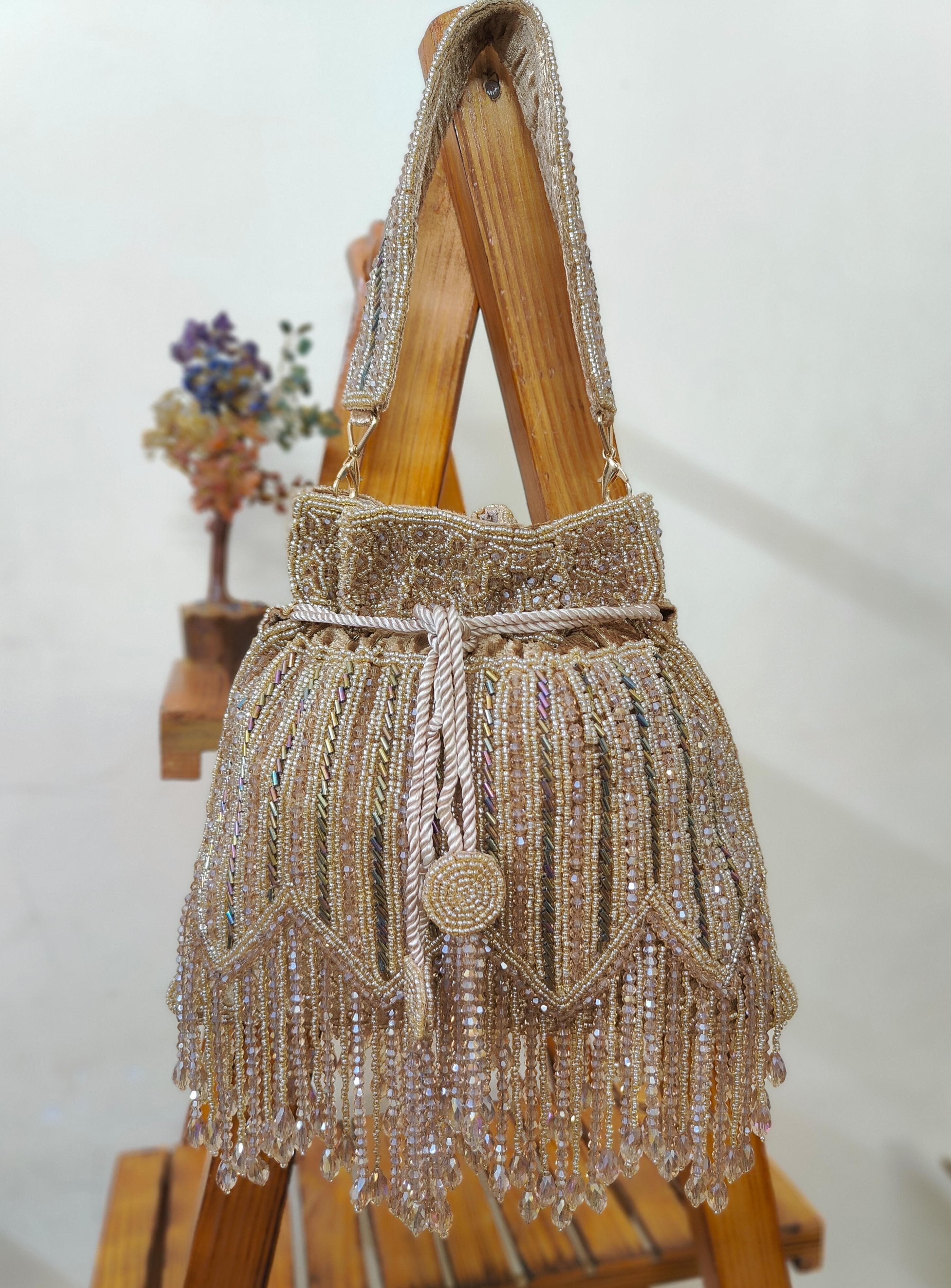 VRPS Potli Bag | Handcrafted Ethnic Bag | SWIS-2845 | Additional Angle