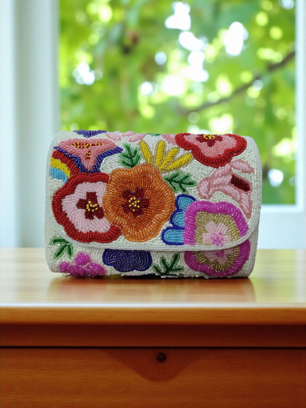 VRPS Flap Bag | Handcrafted Ethnic Bag | SWIS-2856 | Additional Angle