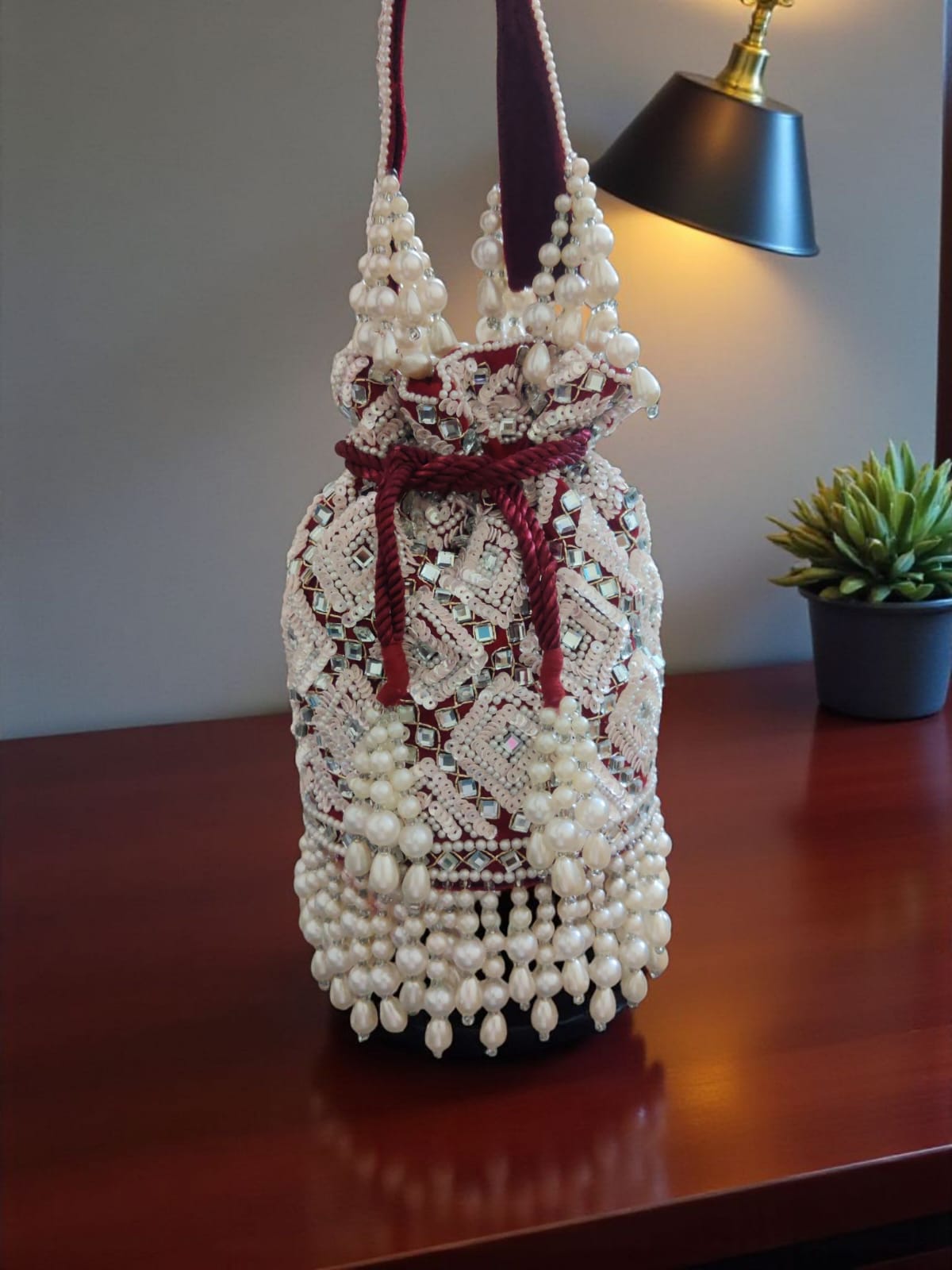 VRPS Potli Bag | Handcrafted Ethnic Bag | SWIS-2870 | Additional Angle