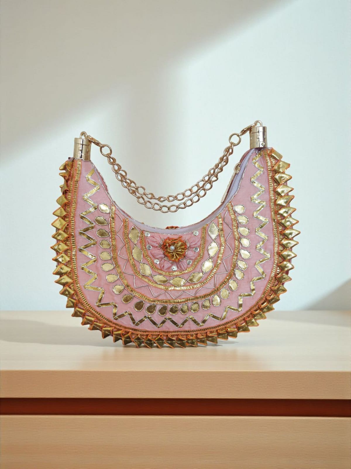 VRPS Moon Clutch | Handcrafted Ethnic Bag | SWIS-2876
