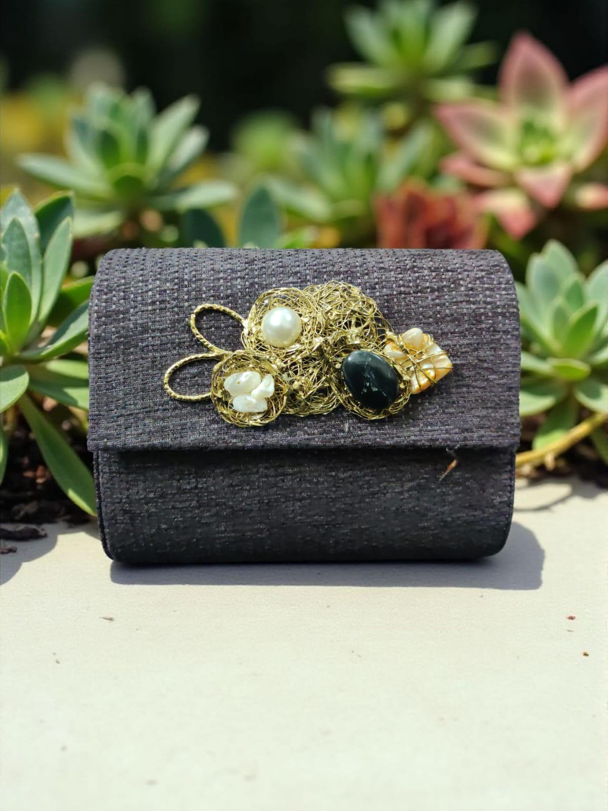 VRPS Flap Bag | Handcrafted Ethnic Bag | SWIS-2894 | Additional Angle