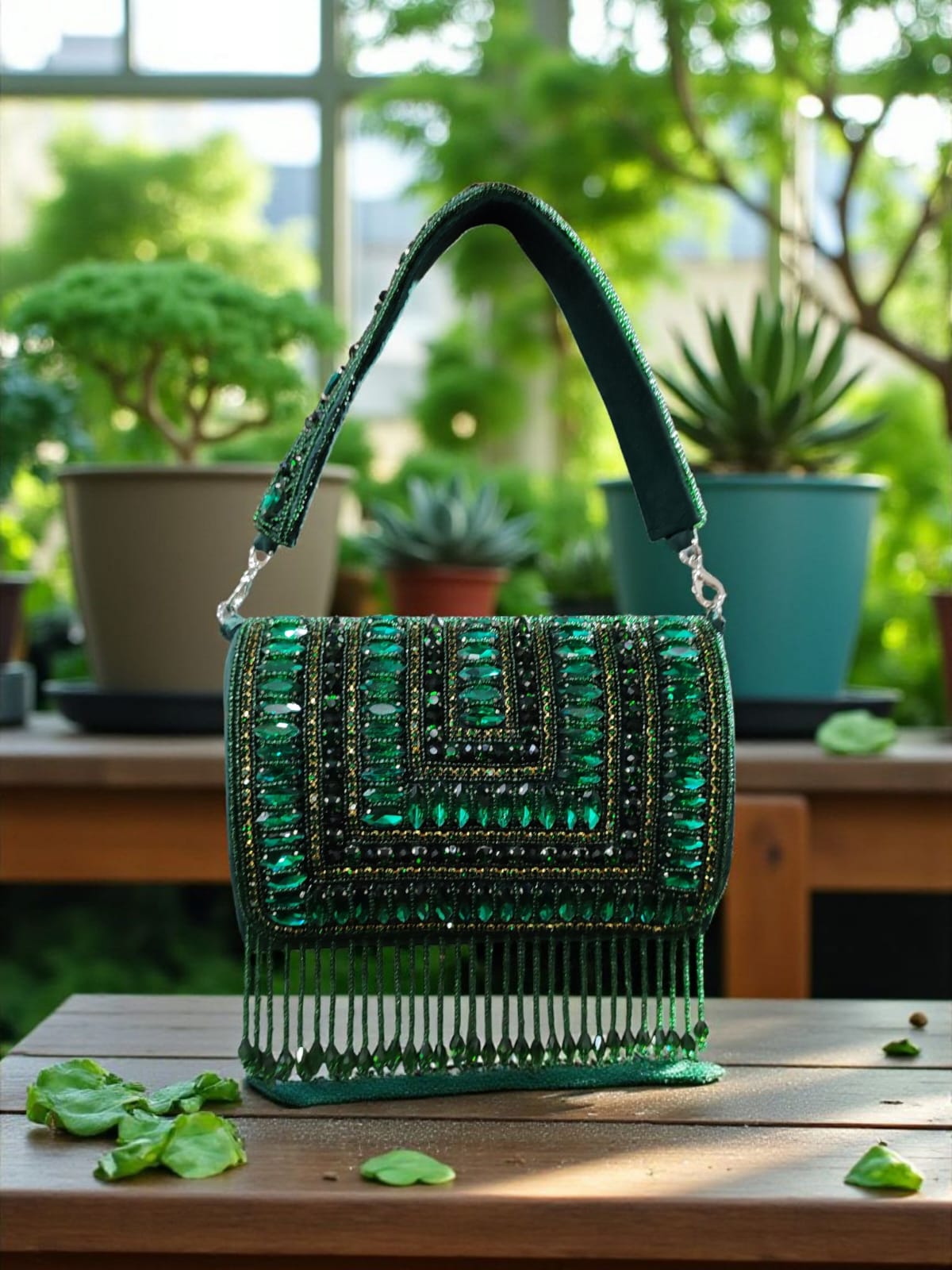 VRPS Flap Bag | Handcrafted Ethnic Bag | SWIS-2933 | Additional Angle