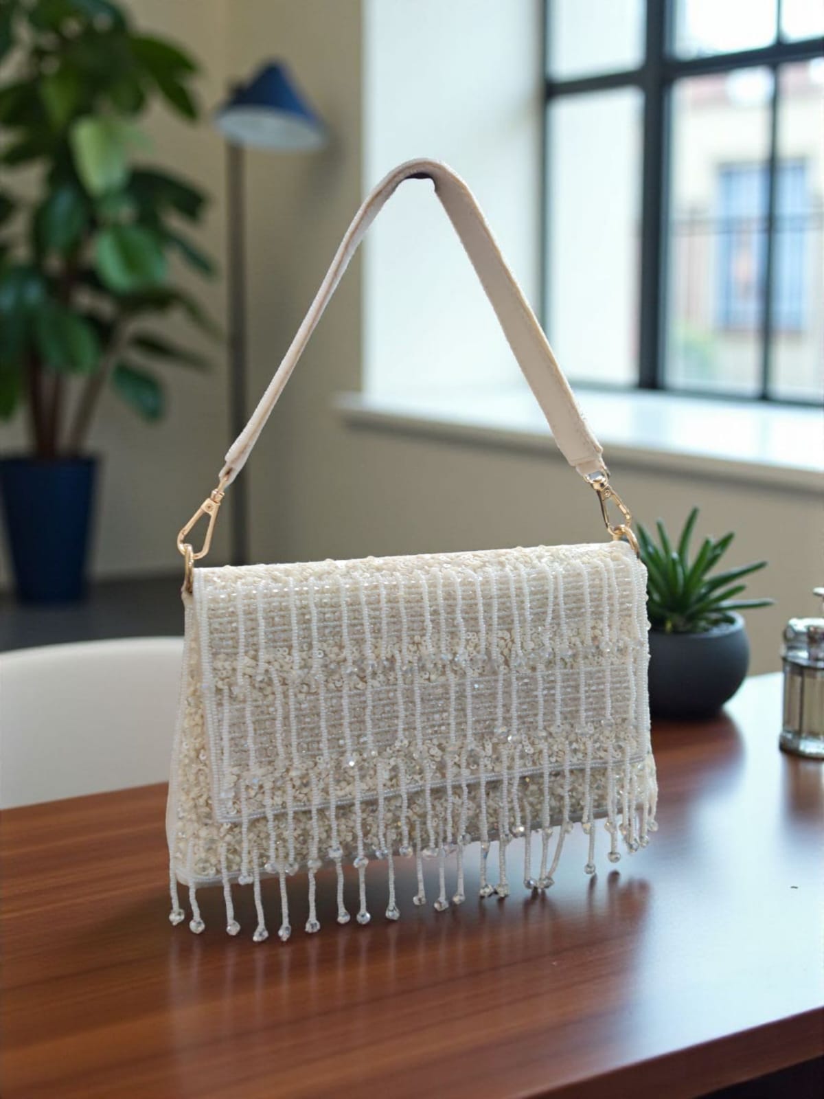 VRPS Flap Bag | Handcrafted Ethnic Bag | SWIS-2954 | Additional Angle