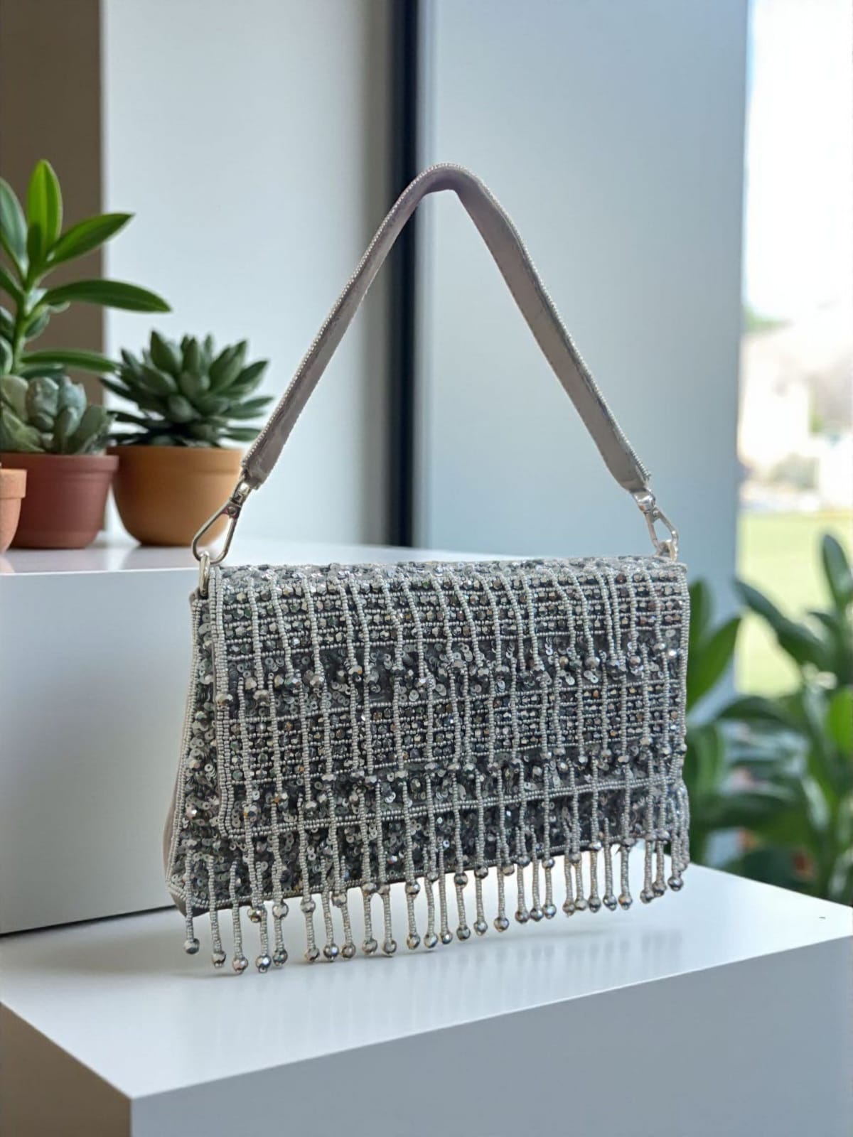 VRPS Flap Bag | Handcrafted Ethnic Bag | SWIS-2955 | Additional Angle