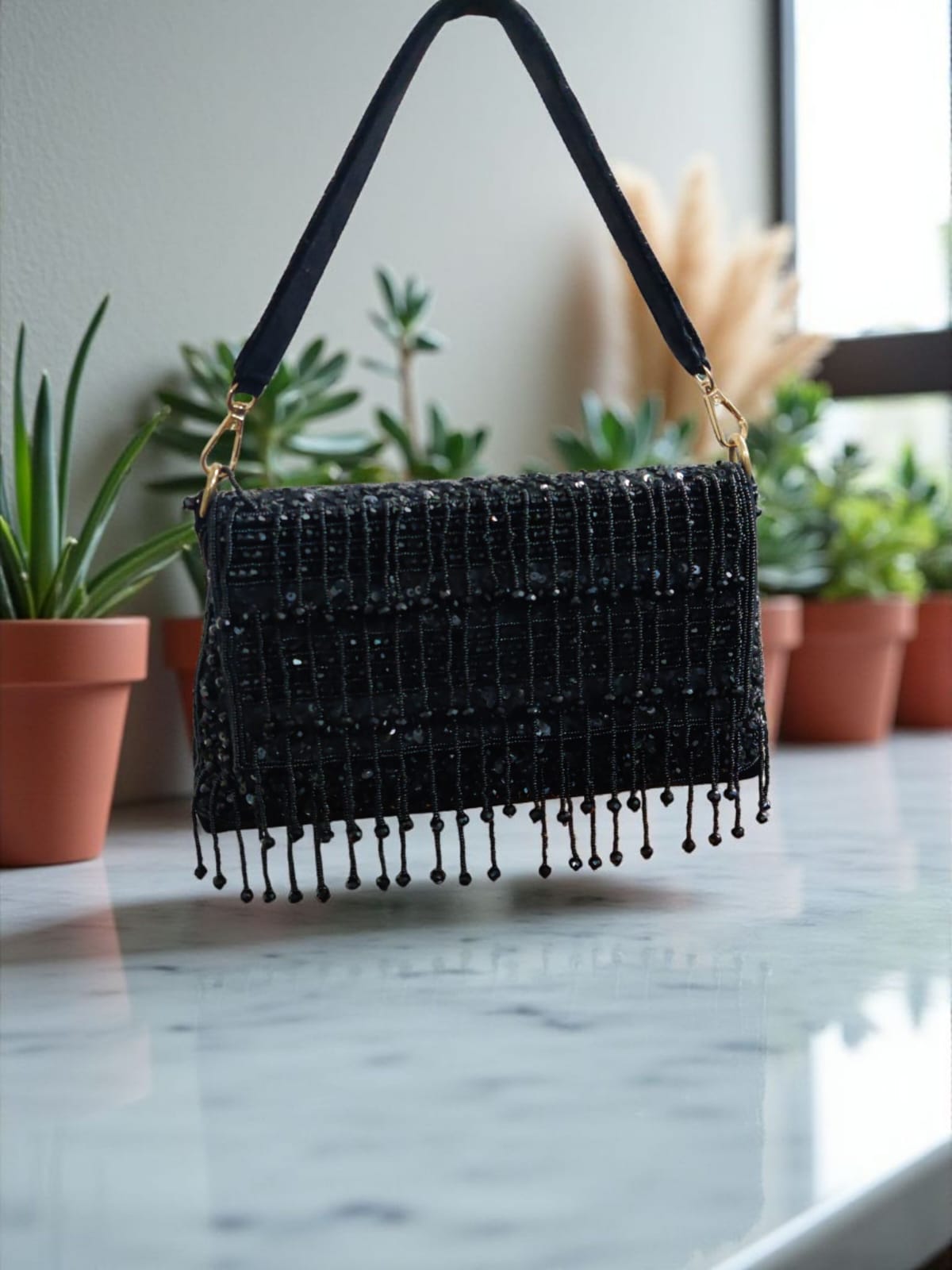VRPS Flap Bag | Handcrafted Ethnic Bag | SWIS-2956 | Additional Angle