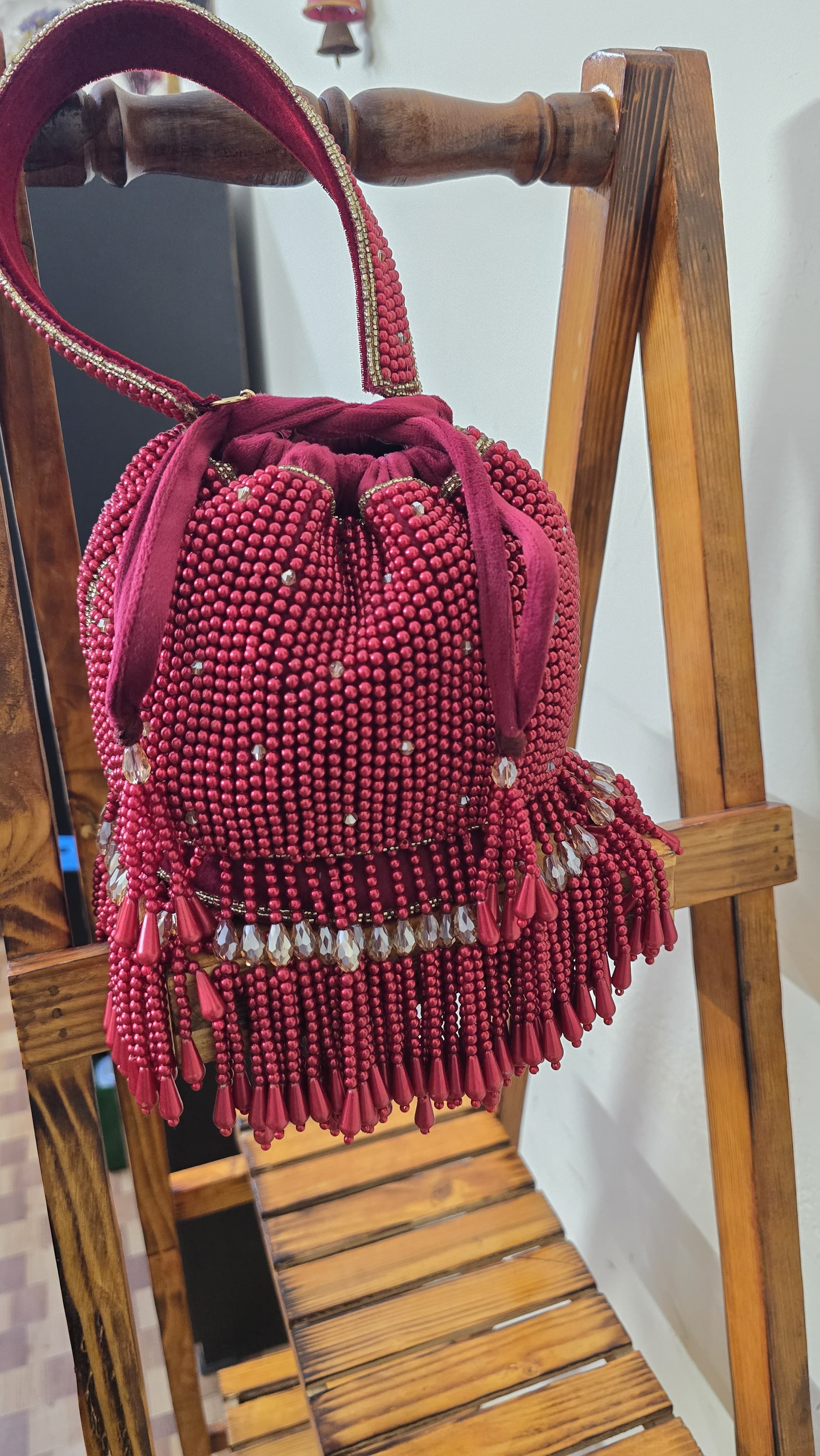 VRPS Potli Bag | Handcrafted Ethnic Bag | SWIS-2960 | Additional Angle