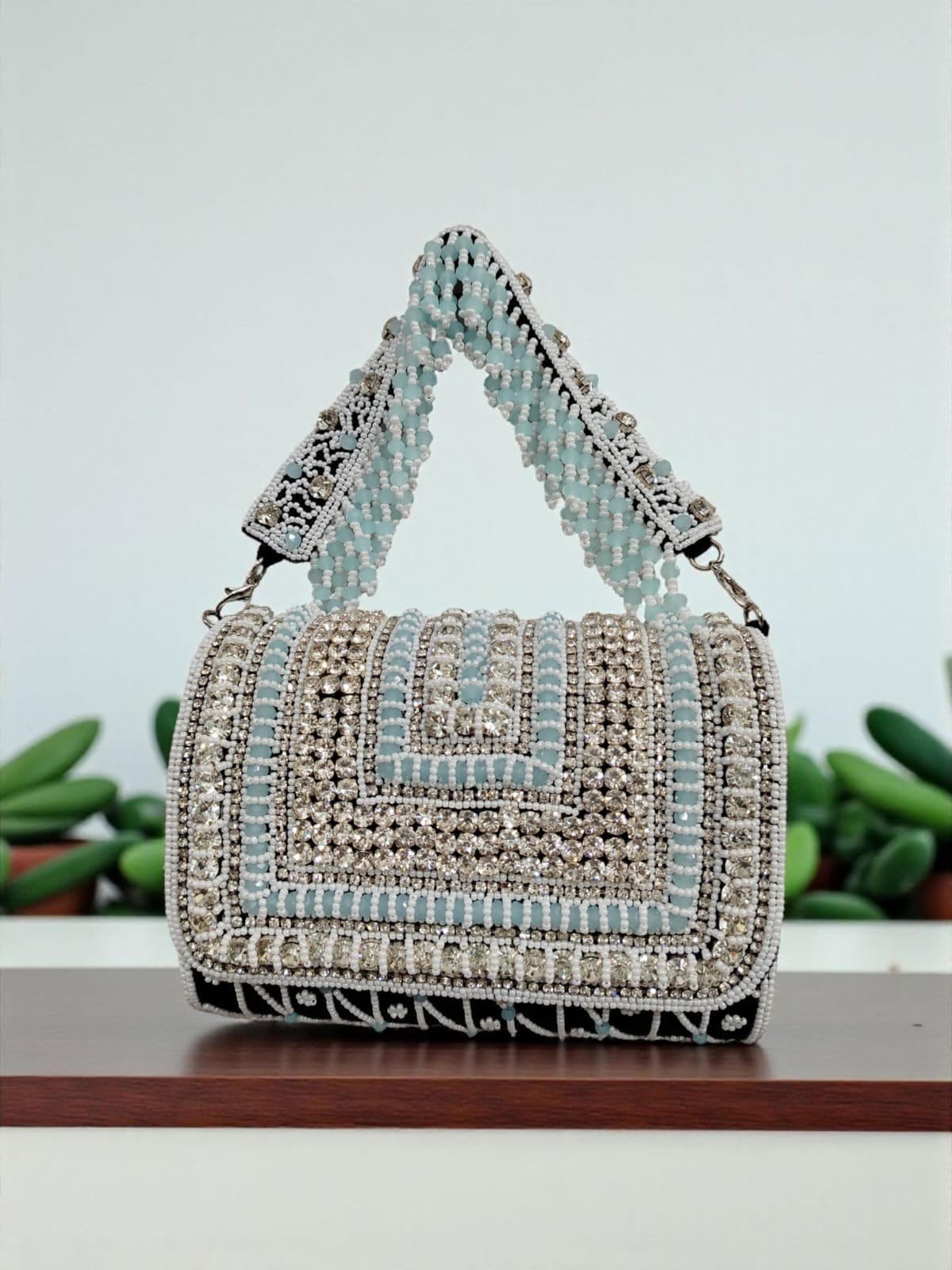 VRPS Flap Bag | Handcrafted Ethnic Bag | SWIS-2966 | Additional Angle