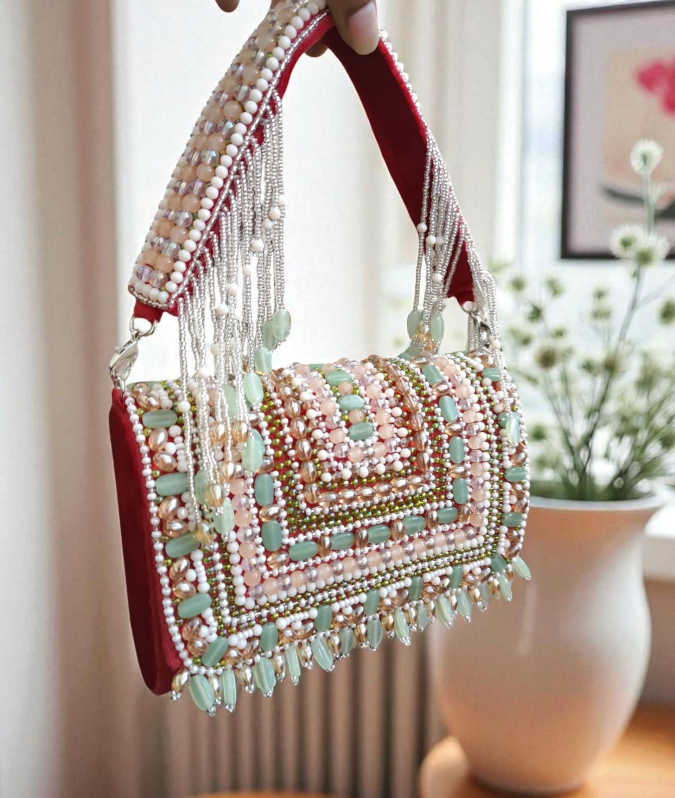 VRPS Flap Bag | Handcrafted Ethnic Bag | SWIS-2977 | Additional Angle