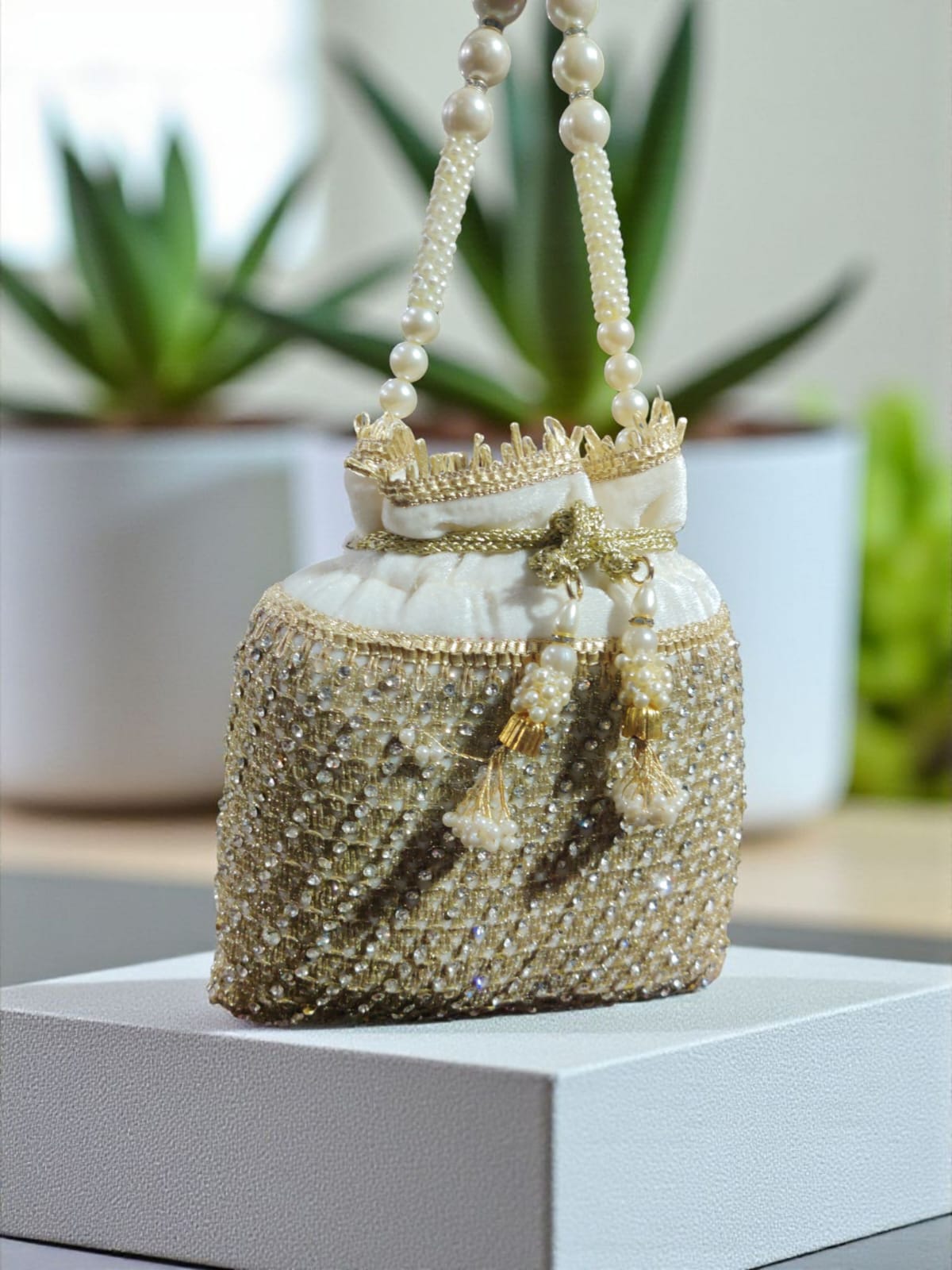 VRPS Potli Bag | Handcrafted Ethnic Bag | SWIS-3002 | Additional Angle