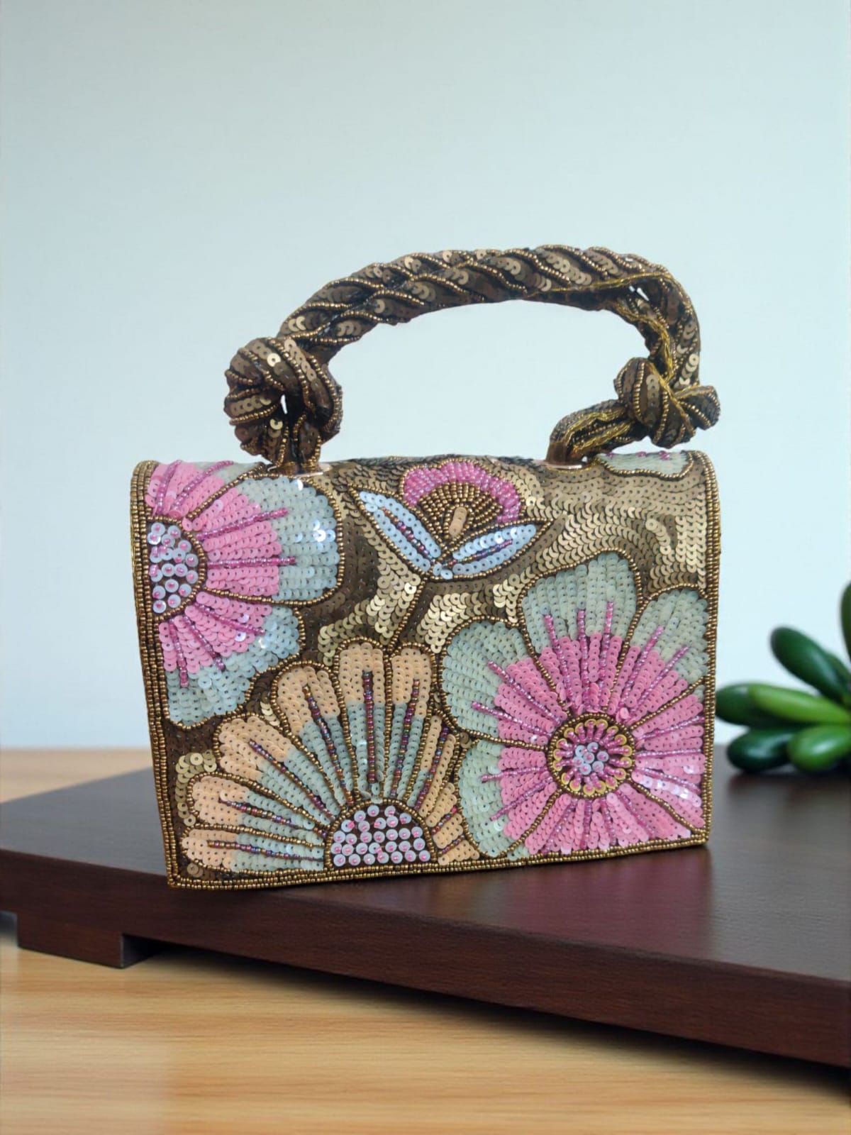 VRPS Flap Bag | Handcrafted Ethnic Bag | SWIS-3003 | Additional Angle