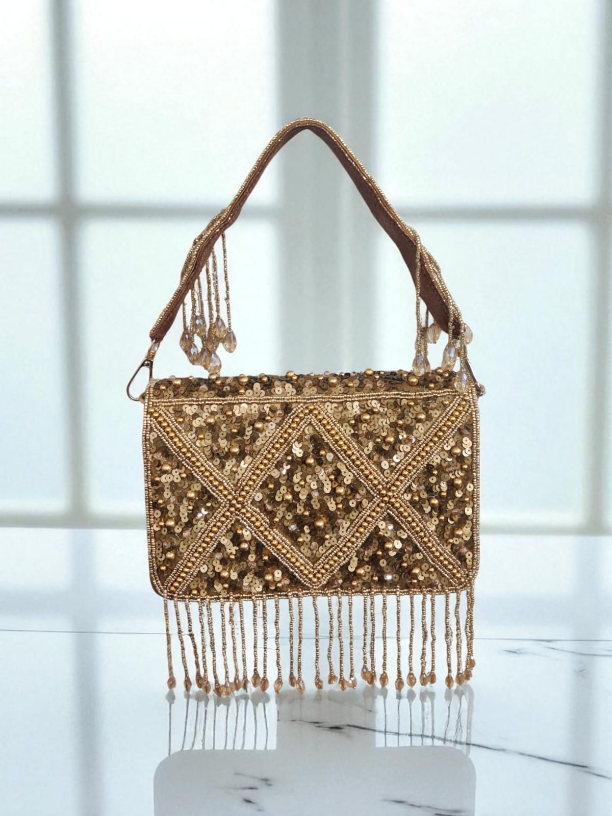 VRPS Flap Bag | Handcrafted Ethnic Bag | SWIS-3019 | Additional Angle