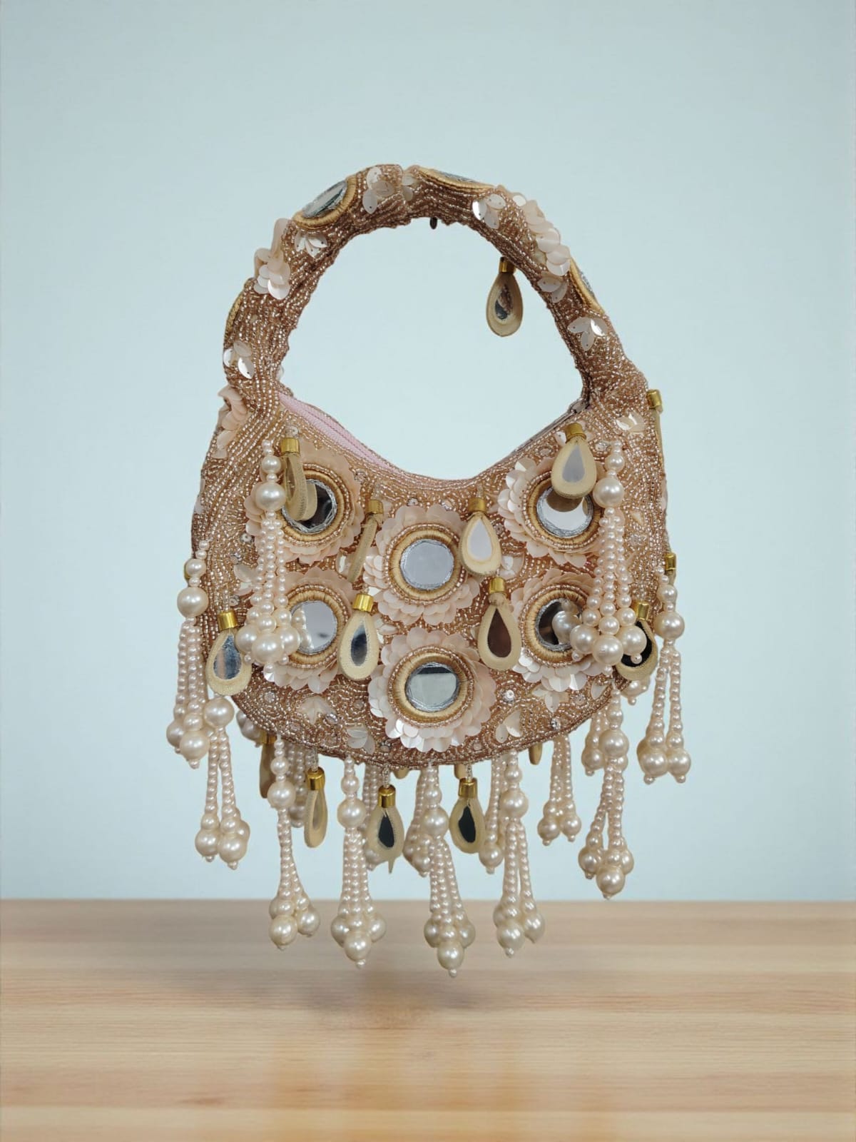 VRPS Moon Clutch | Handcrafted Ethnic Bag | SWIS-3028