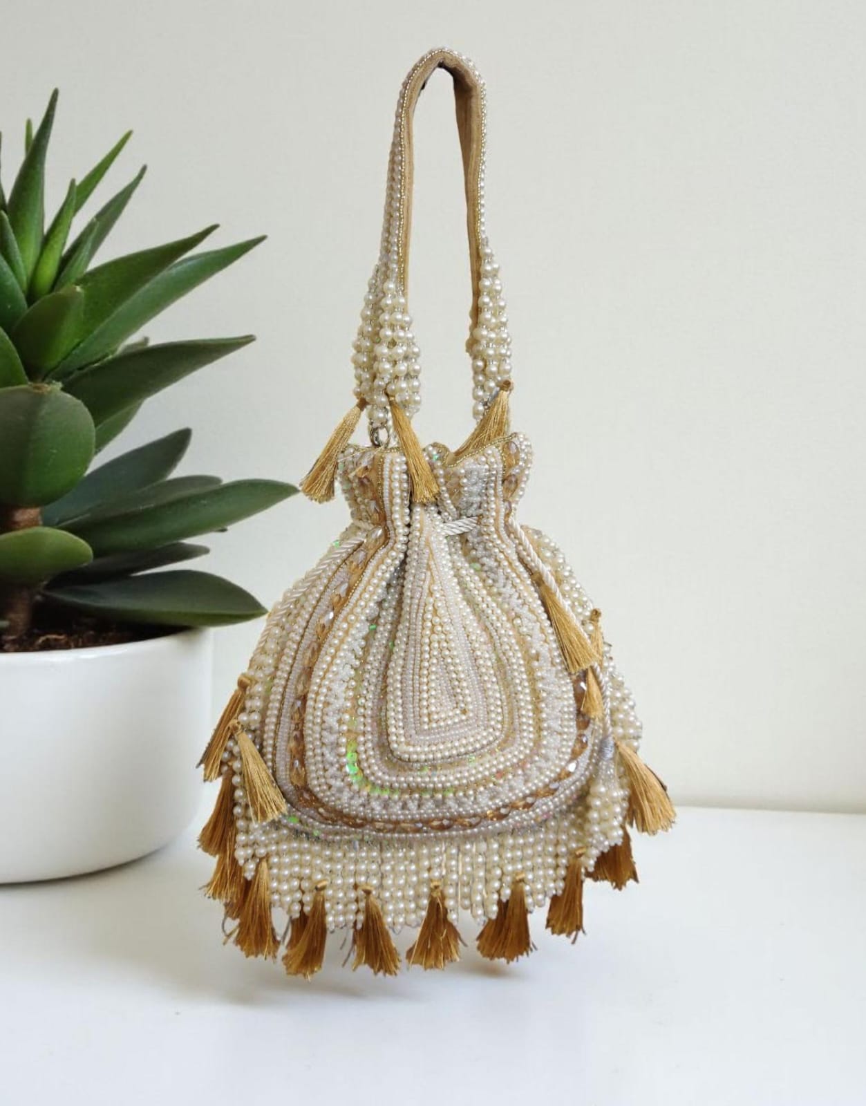 VRPS Potli Bag | Handcrafted Ethnic Bag | SWIS-3045 | Additional Angle