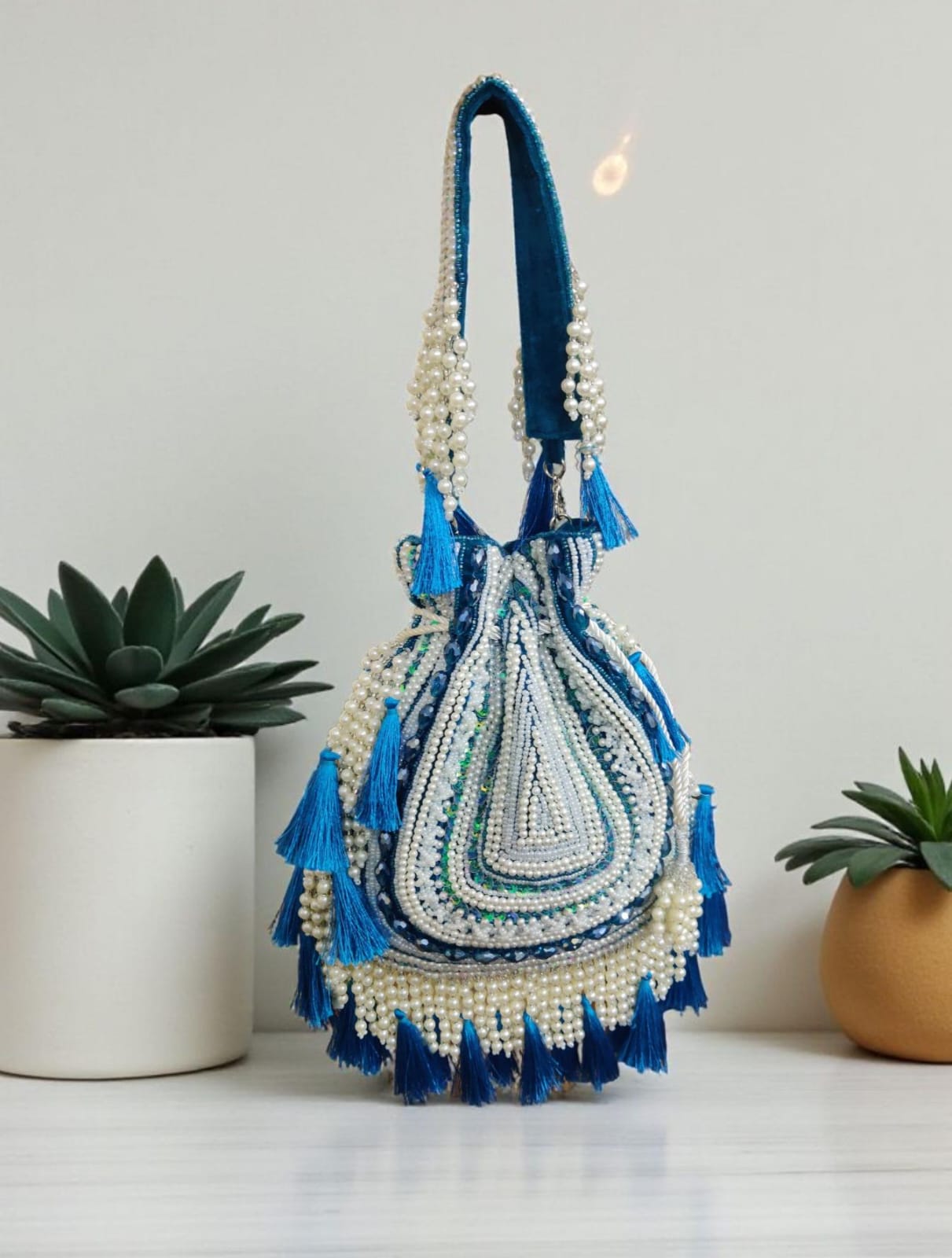 VRPS Potli Bag | Handcrafted Ethnic Bag | SWIS-3047 | Additional Angle