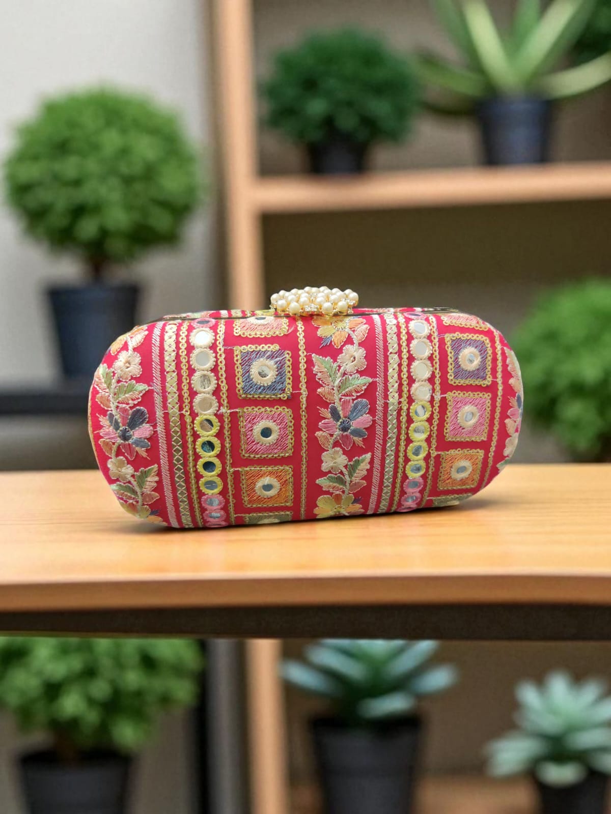 VRPS Classic Clutch | Handcrafted Ethnic Bag | SWIS-3068 | Additional Angle