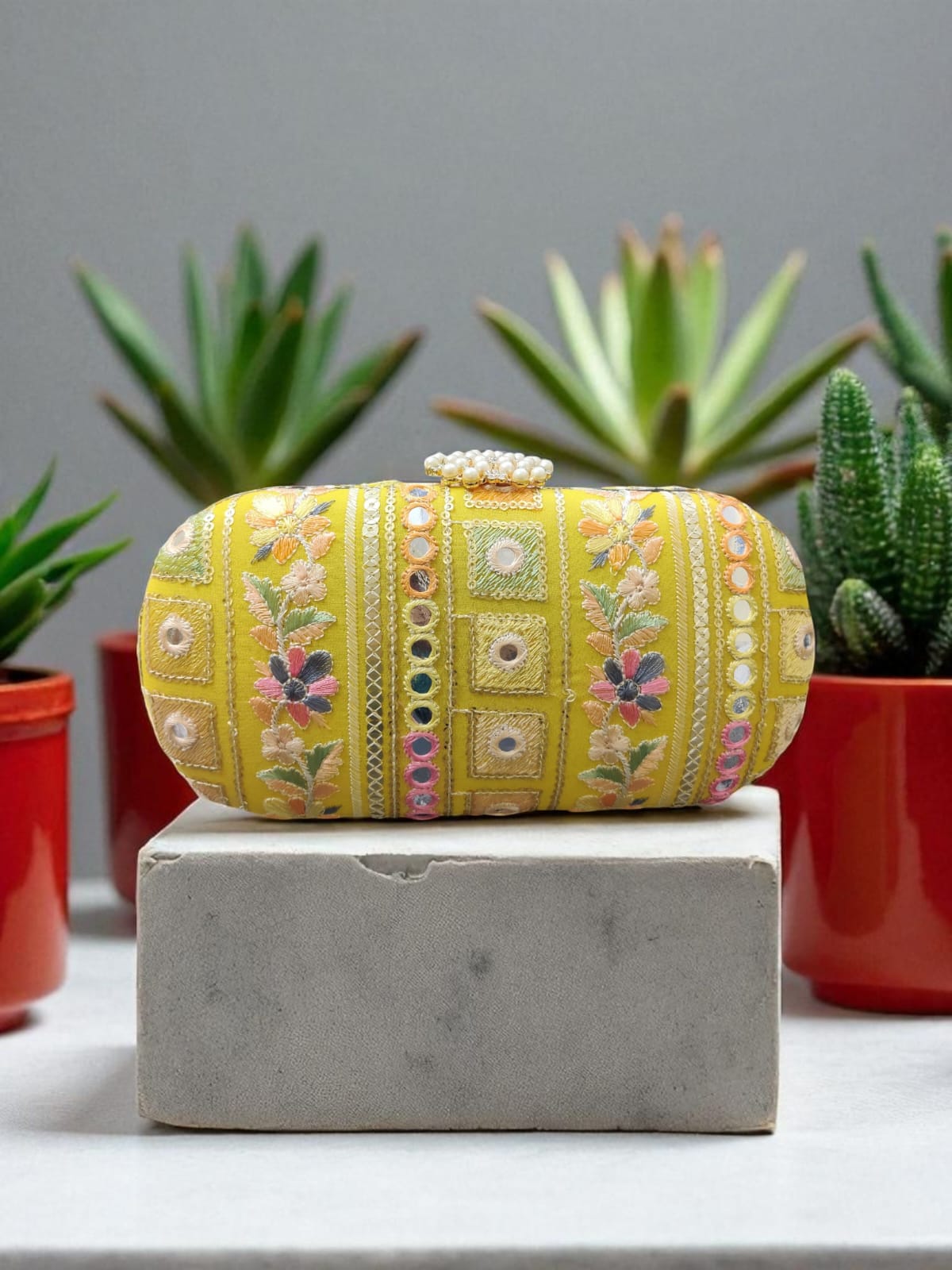 VRPS Classic Clutch | Handcrafted Ethnic Bag | SWIS-3070 | Additional Angle