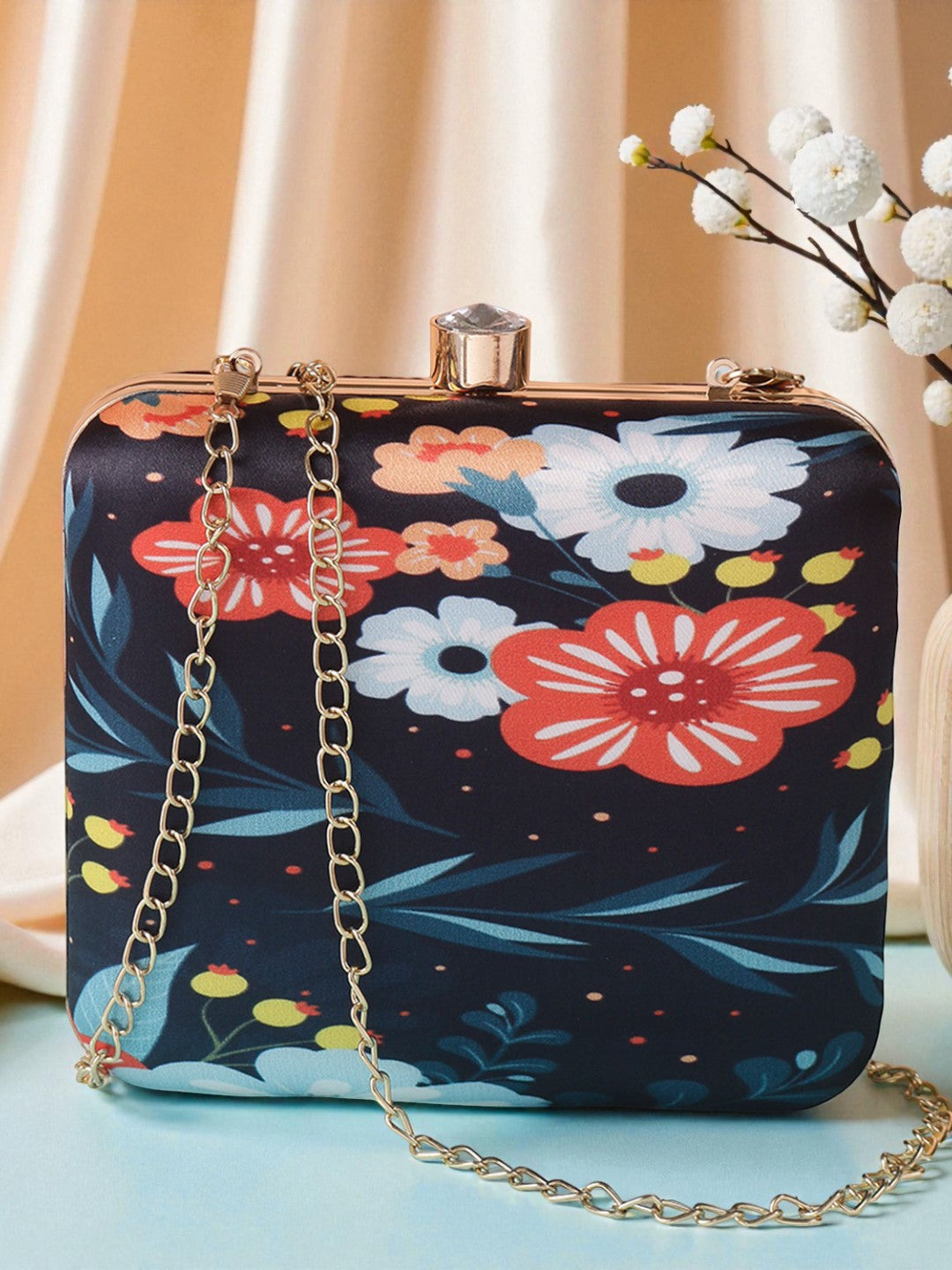 VRPS Printed Clutch | Handcrafted Ethnic Bag | SWIS-31