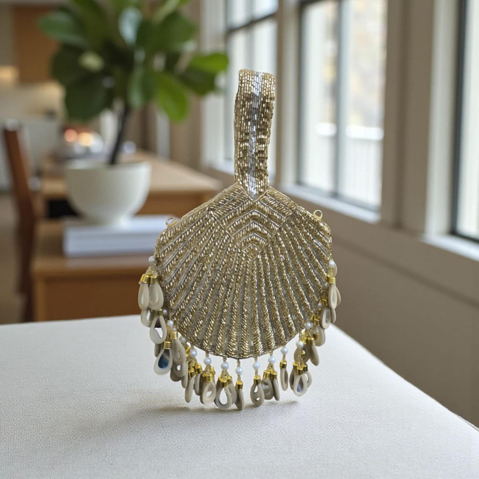 VRPS Embroidered Clutch | Handcrafted VRPS Embroidered Clutch | SWIS-3114