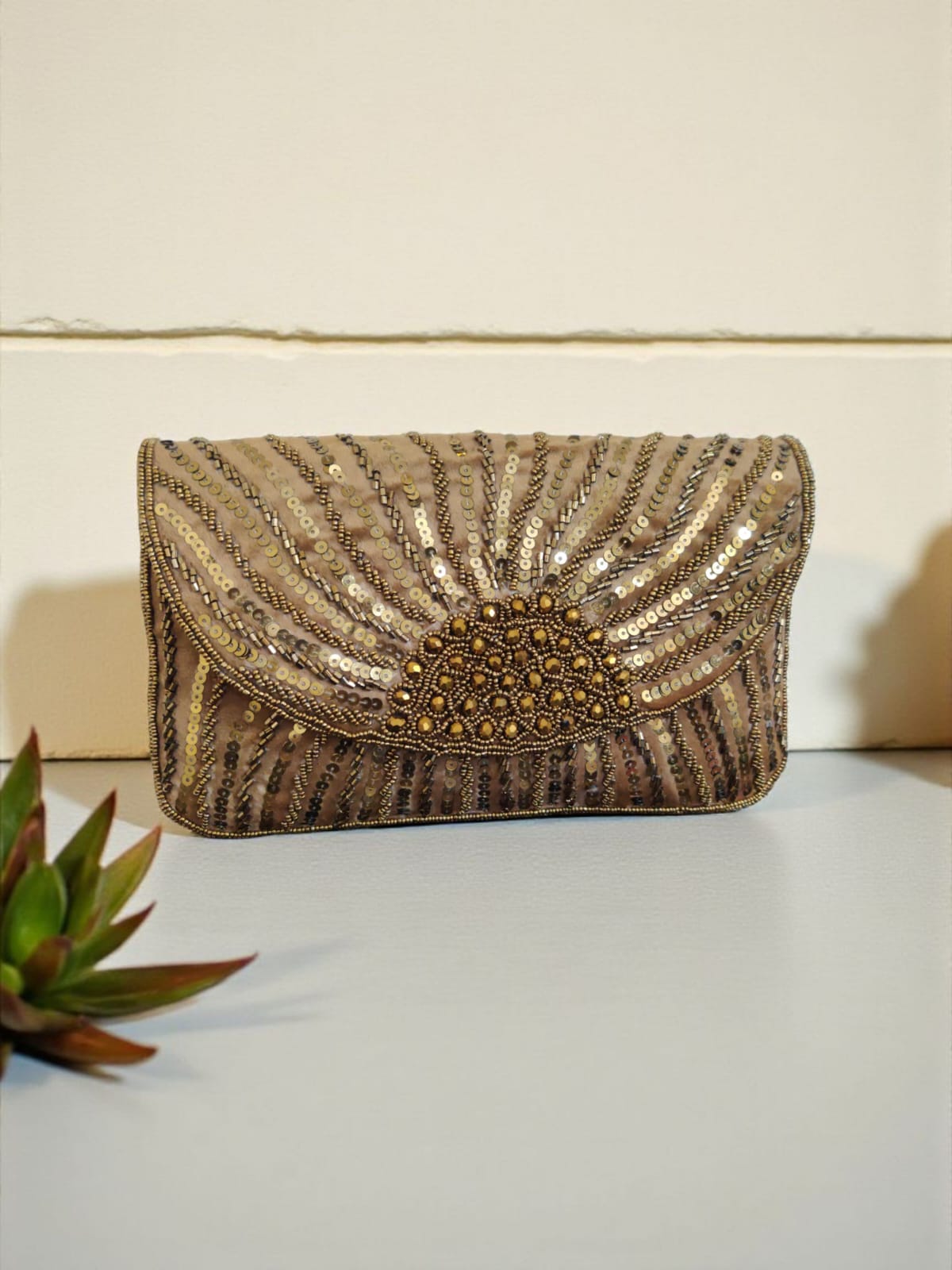 VRPS Flap Bag | Handcrafted Ethnic Bag | SWIS-3142 | Additional Angle