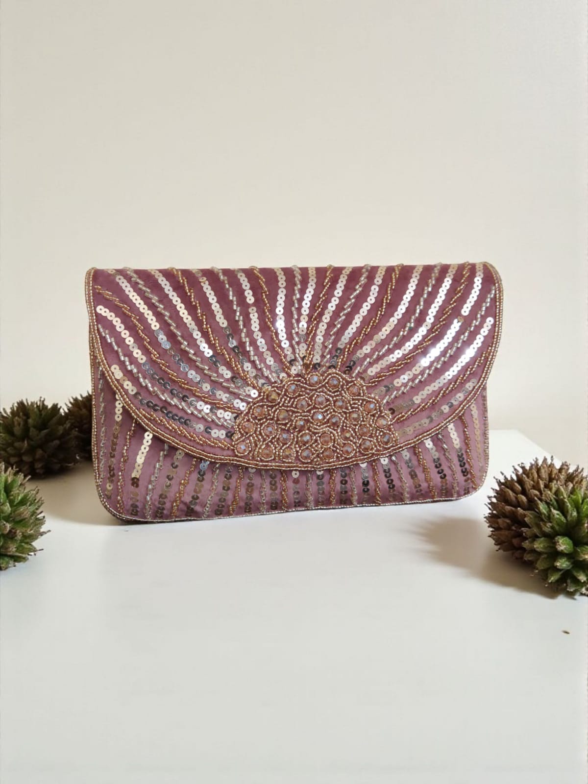 VRPS Flap Bag | Handcrafted Ethnic Bag | SWIS-3146 | Additional Angle