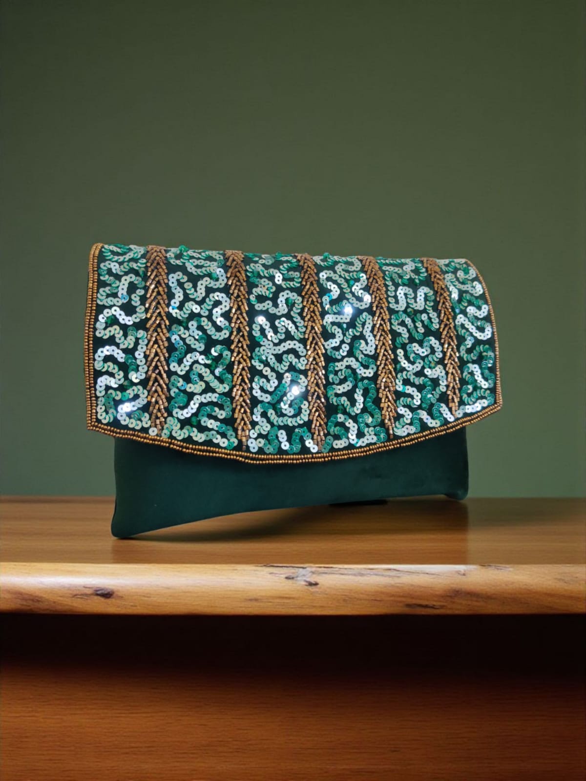 VRPS Flap Bag | Handcrafted Ethnic Bag | SWIS-3161 | Additional Angle
