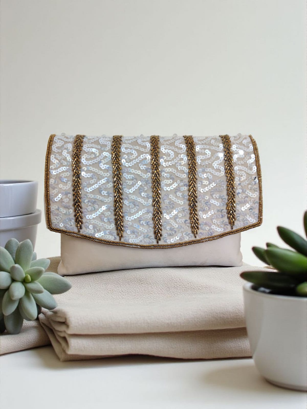VRPS Flap Bag | Handcrafted Ethnic Bag | SWIS-3162 | Additional Angle