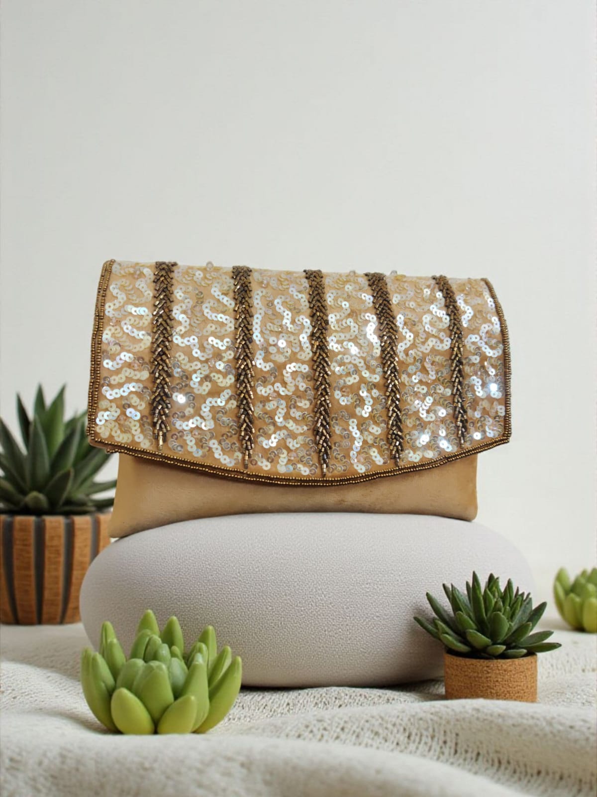 VRPS Flap Bag | Handcrafted Ethnic Bag | SWIS-3164 | Additional Angle
