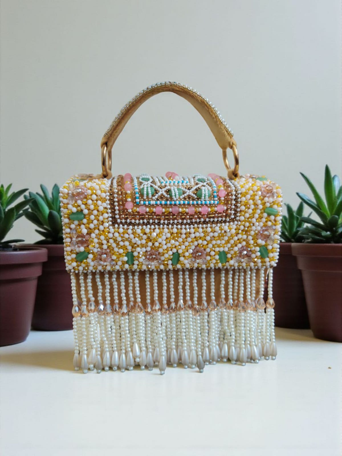 VRPS Flap Bag | Handcrafted Ethnic Bag | SWIS-3183 | Additional Angle