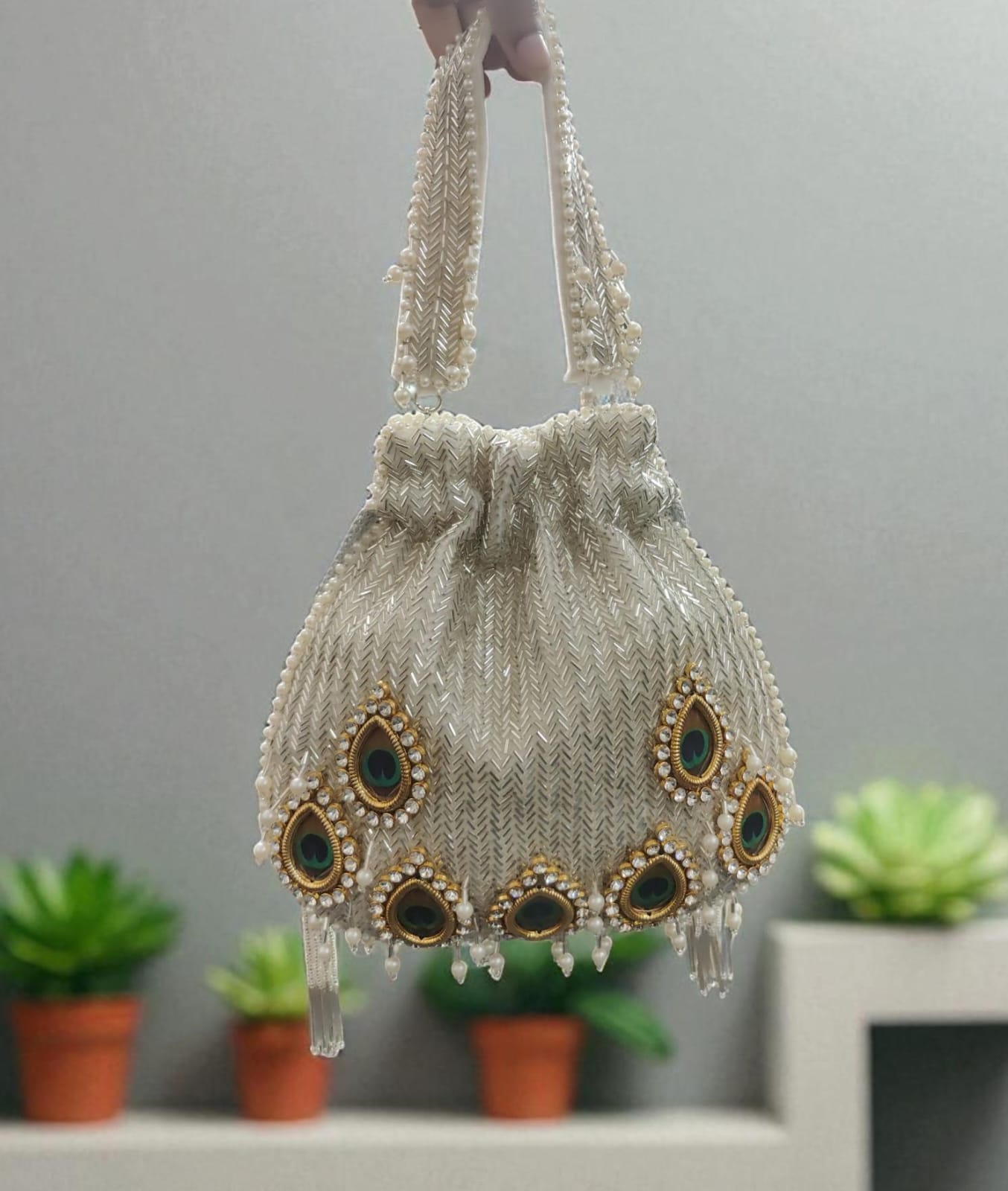 VRPS Potli Bag | Handcrafted Ethnic Bag | SWIS-3201 | Additional Angle