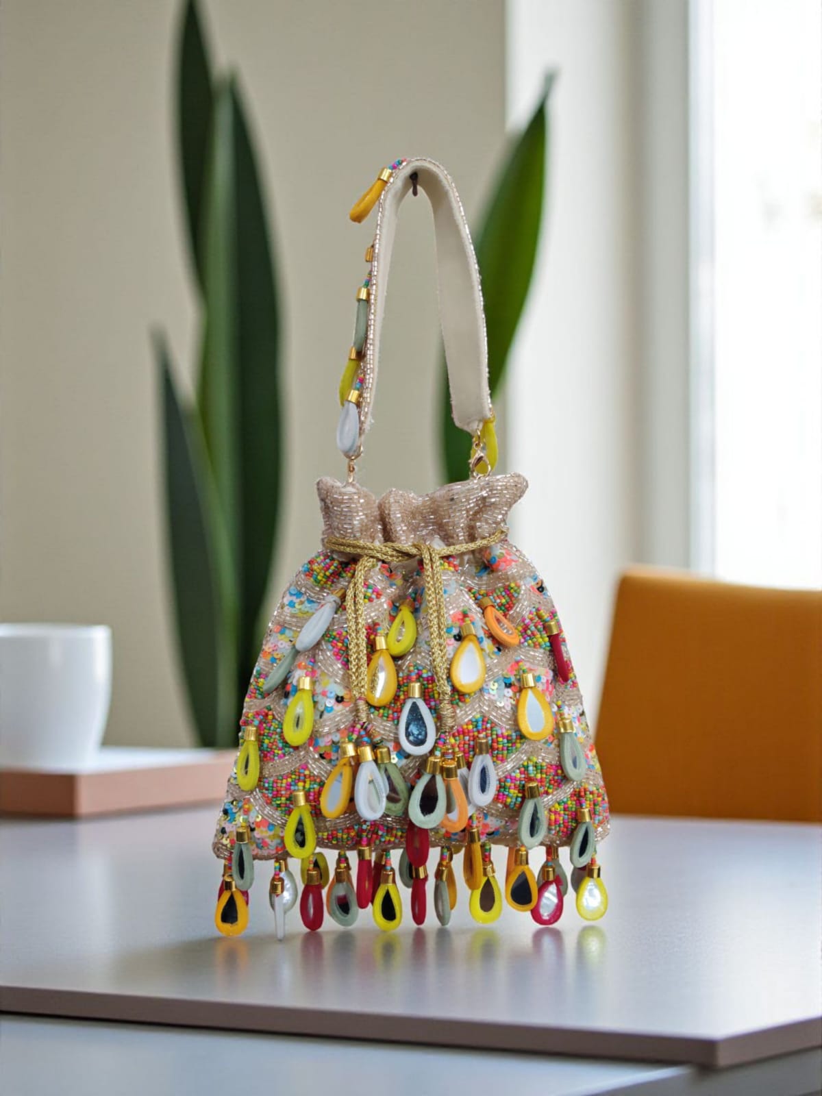 VRPS Potli Bag | Handcrafted Ethnic Bag | SWIS-3213 | Additional Angle