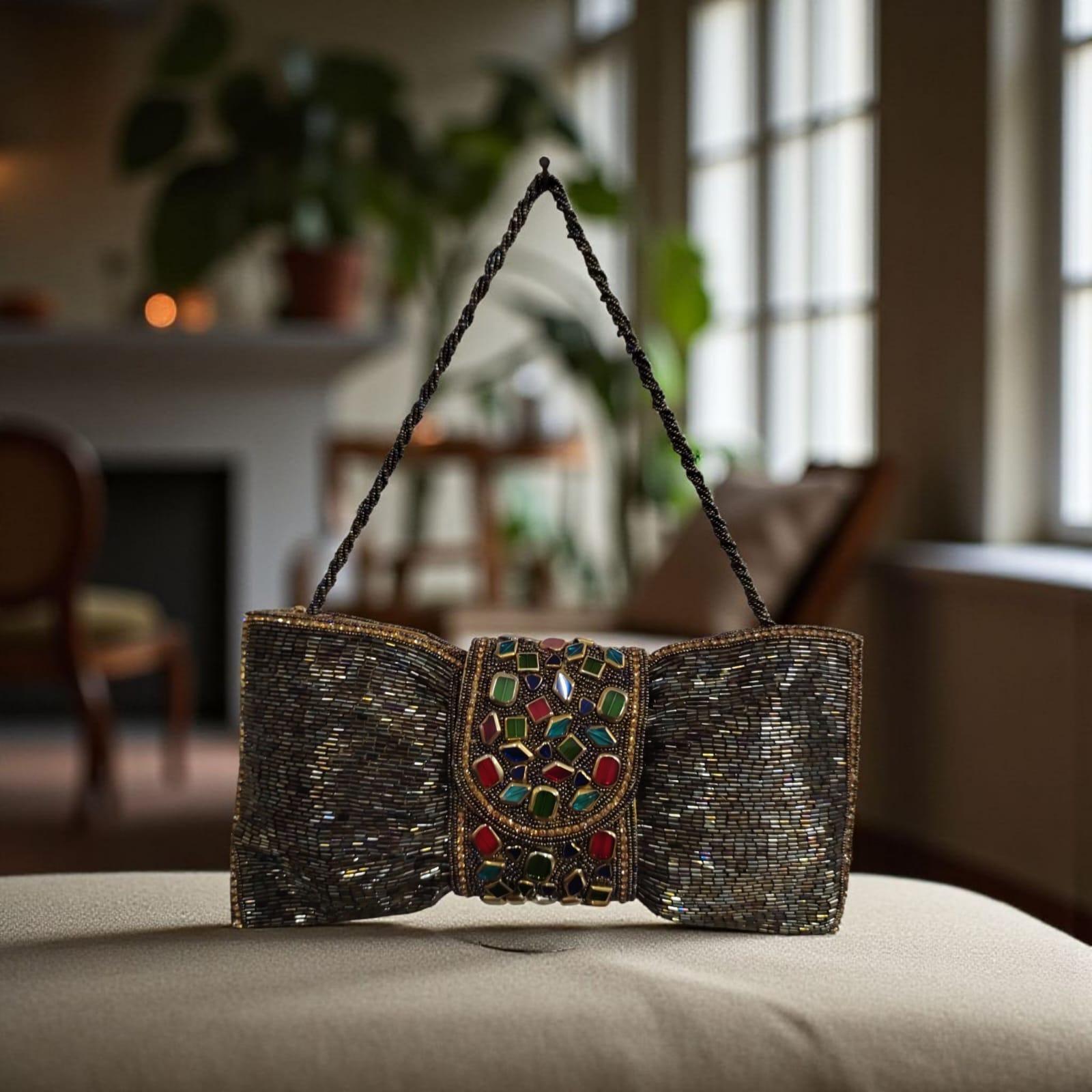 VRPS Flap Bag | Handcrafted Ethnic Bag | SWIS-3231 | Additional Angle
