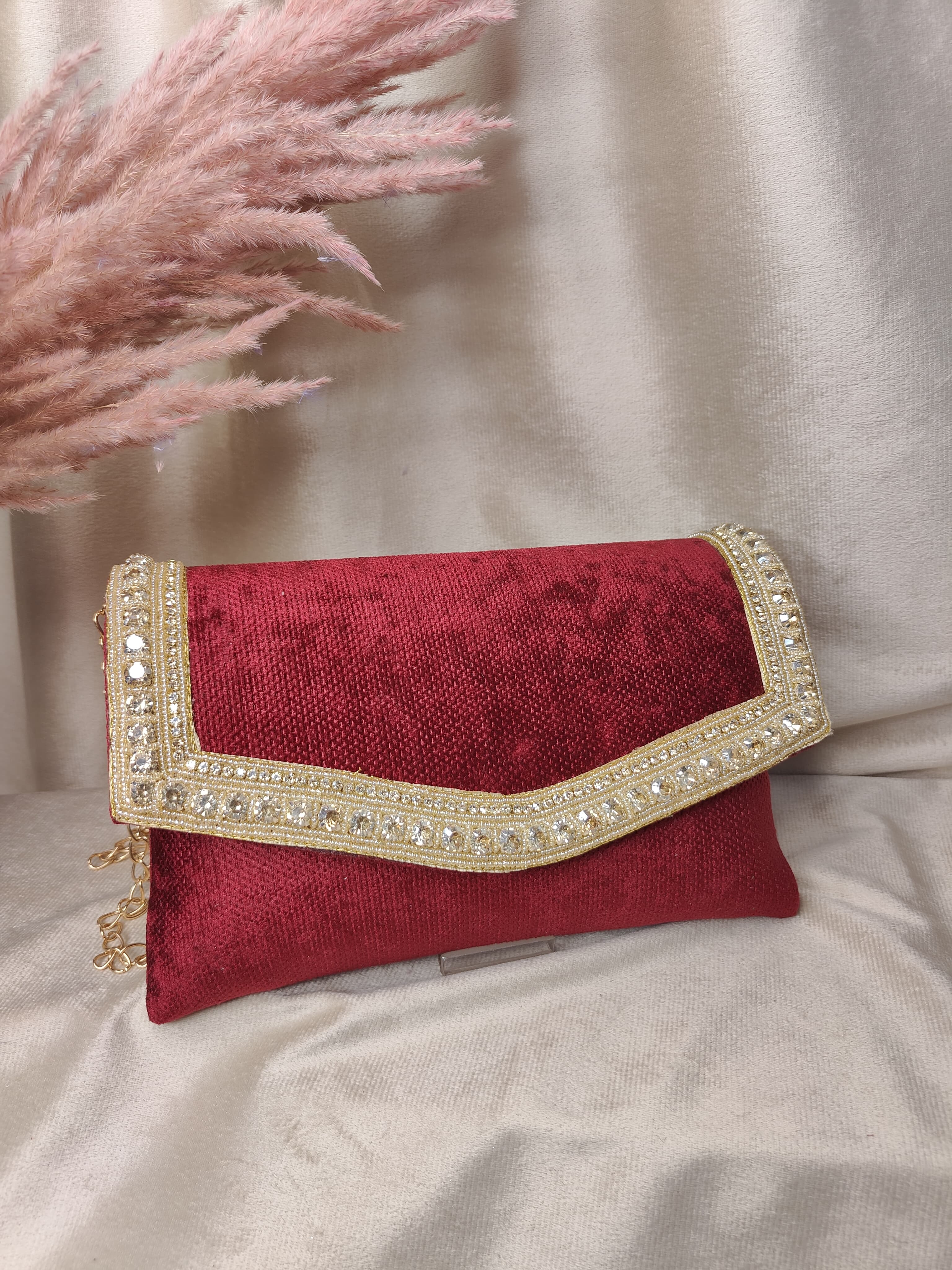 VRPS Flap Bag | Handcrafted Ethnic Bag | SWIS-3256 | Additional Angle