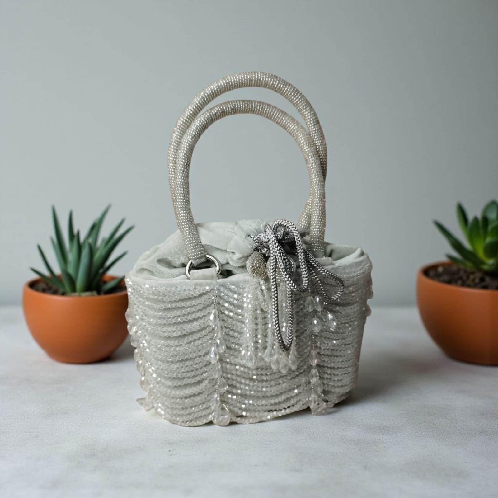 VRPS Bucket Bag | Handcrafted Ethnic Bag | SWIS-3260 | Additional Angle