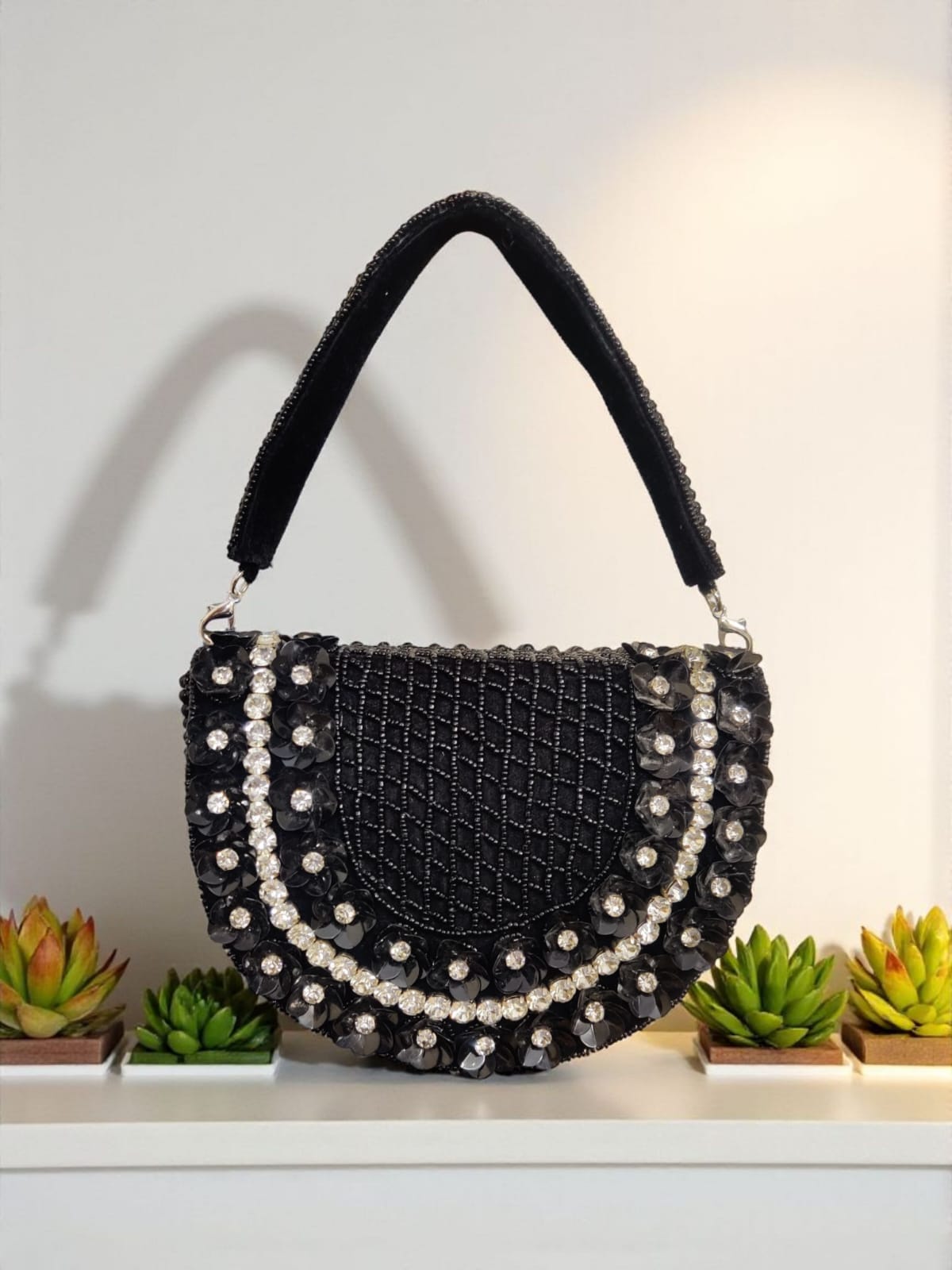 VRPS Flap Bag | Handcrafted Ethnic Bag | SWIS-3283 | Additional Angle