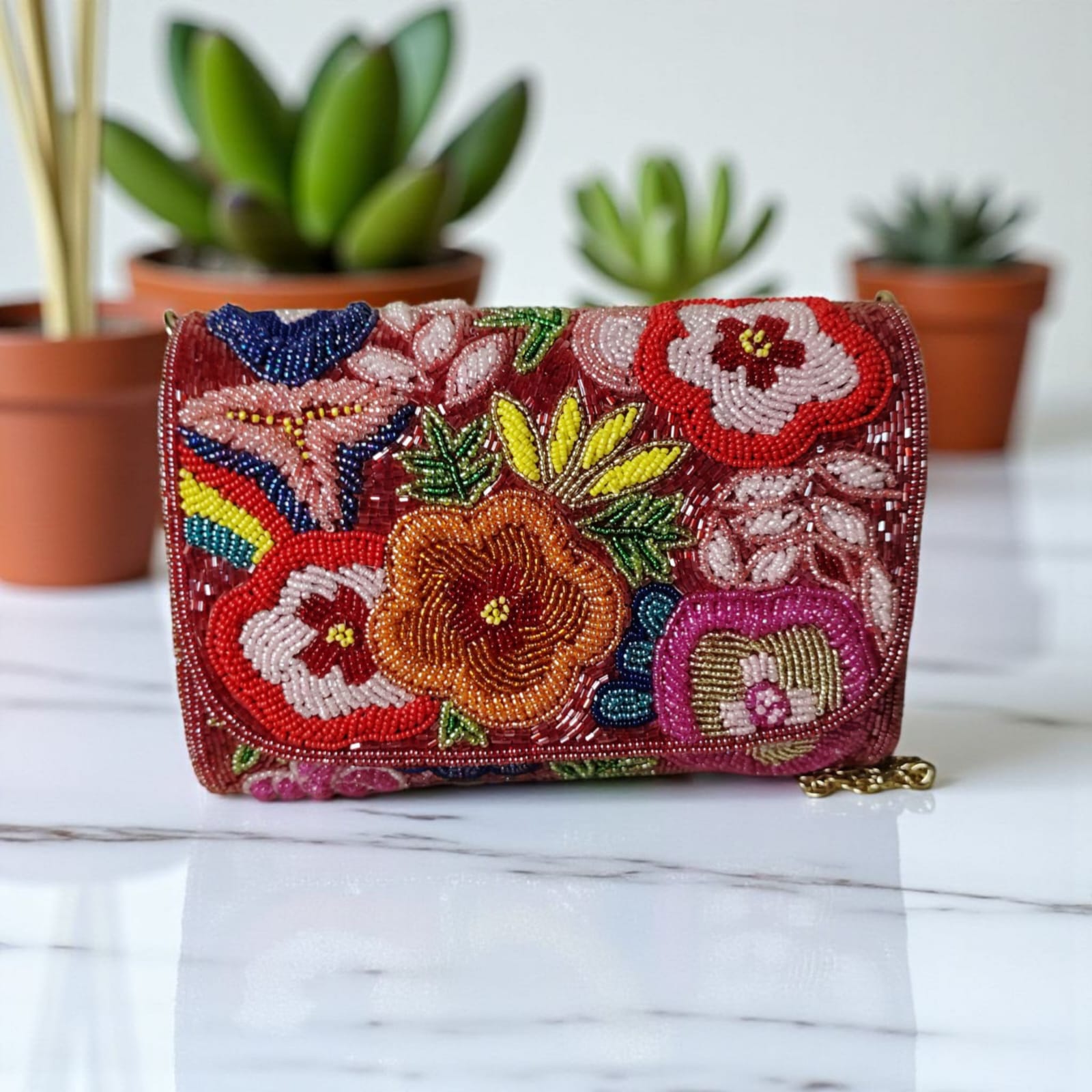 VRPS Flap Bag | Handcrafted Ethnic Bag | SWIS-3325