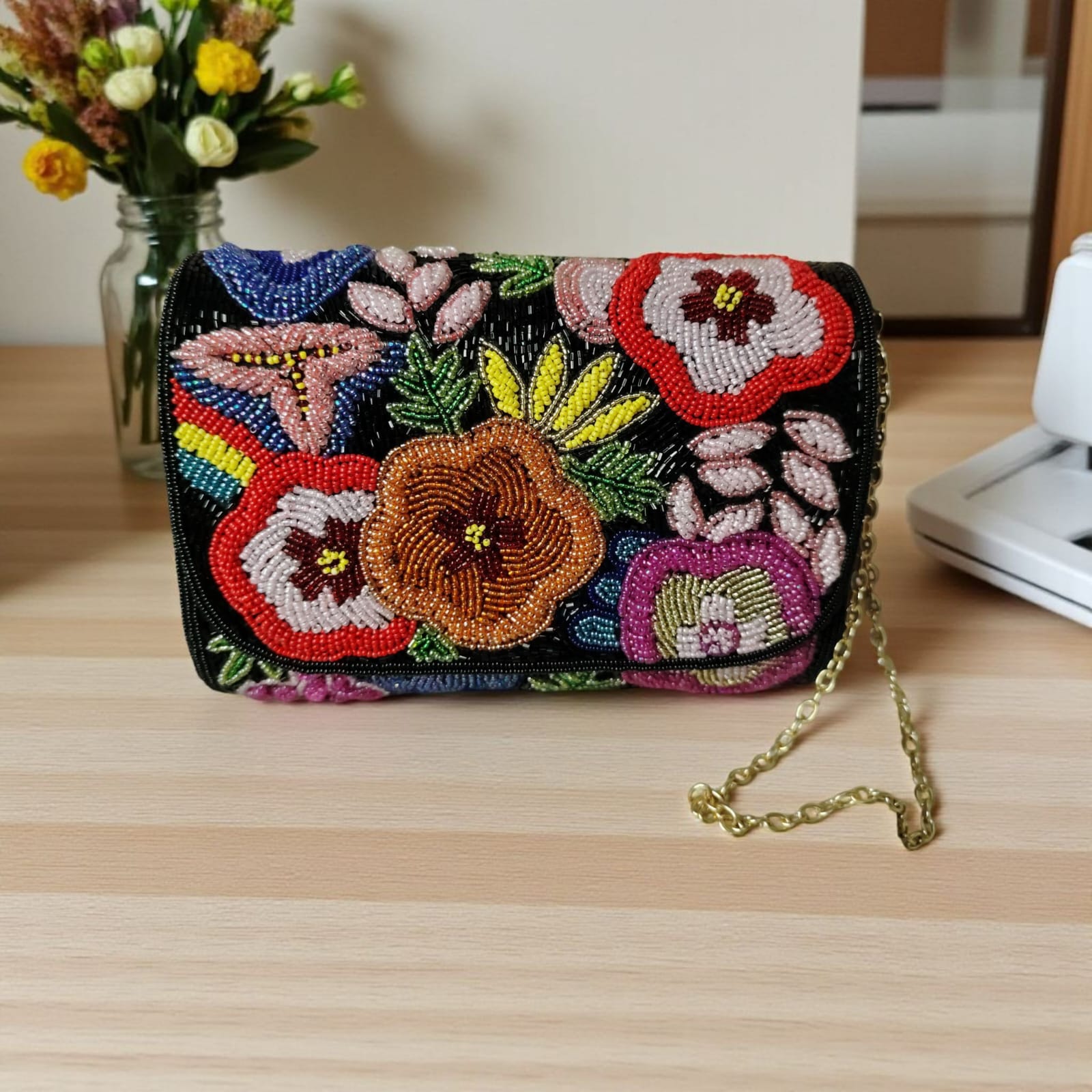 VRPS Flap Bag | Handcrafted Ethnic Bag | SWIS-3326 | Additional Angle