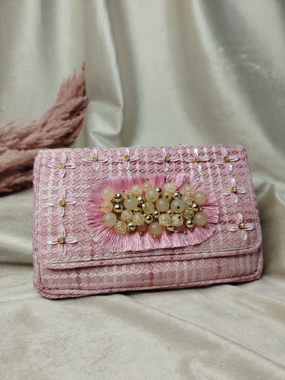VRPS Flap Bag | Handcrafted Ethnic Bag | SWIS-3347 | Additional Angle