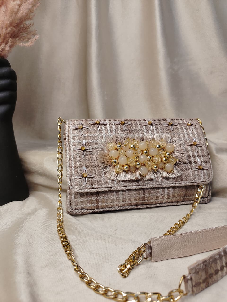 VRPS Flap Bag | Handcrafted Ethnic Bag | SWIS-3354 | Additional Angle