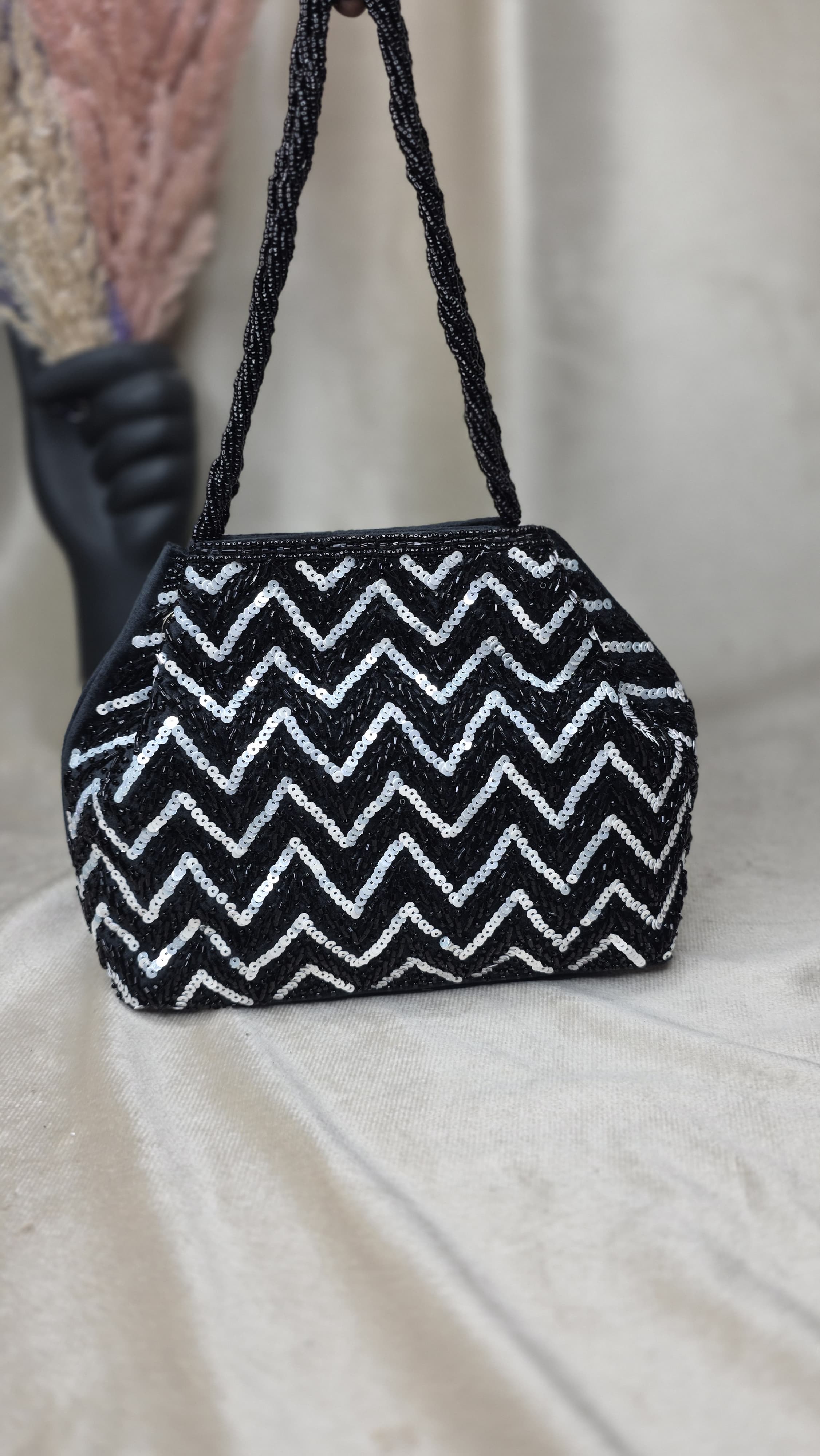 VRPS Bucket Bag | Handcrafted Ethnic Bag | SWIS-3390 | Additional Angle