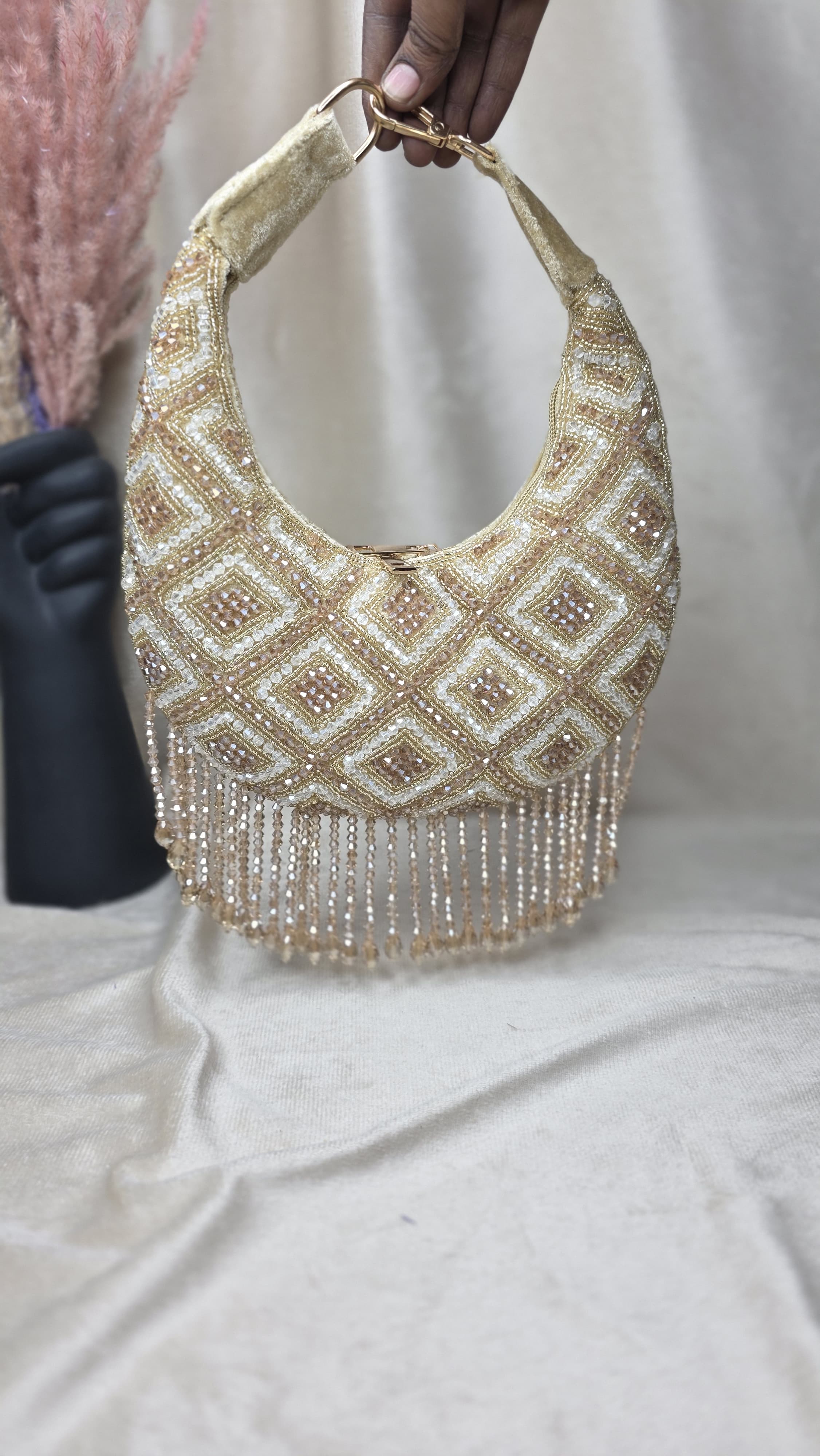 VRPS Moon Clutch | Handcrafted Ethnic Bag | SWIS-3395