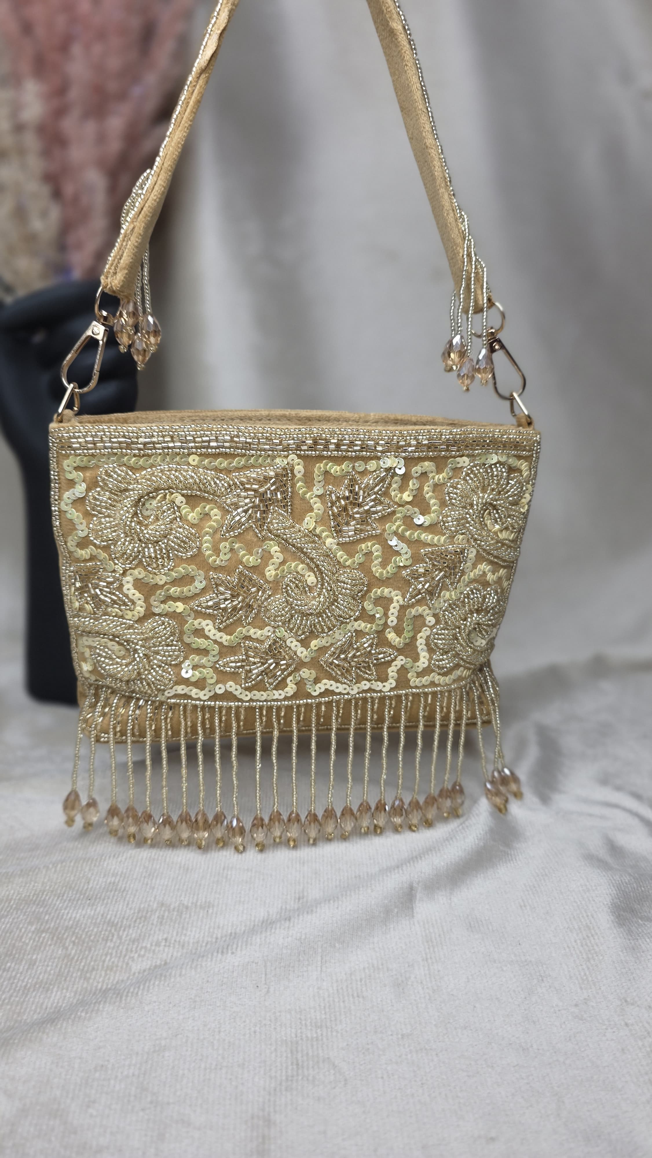 VRPS Embroidered Clutch | Handcrafted VRPS Embroidered Clutch | SWIS-3406