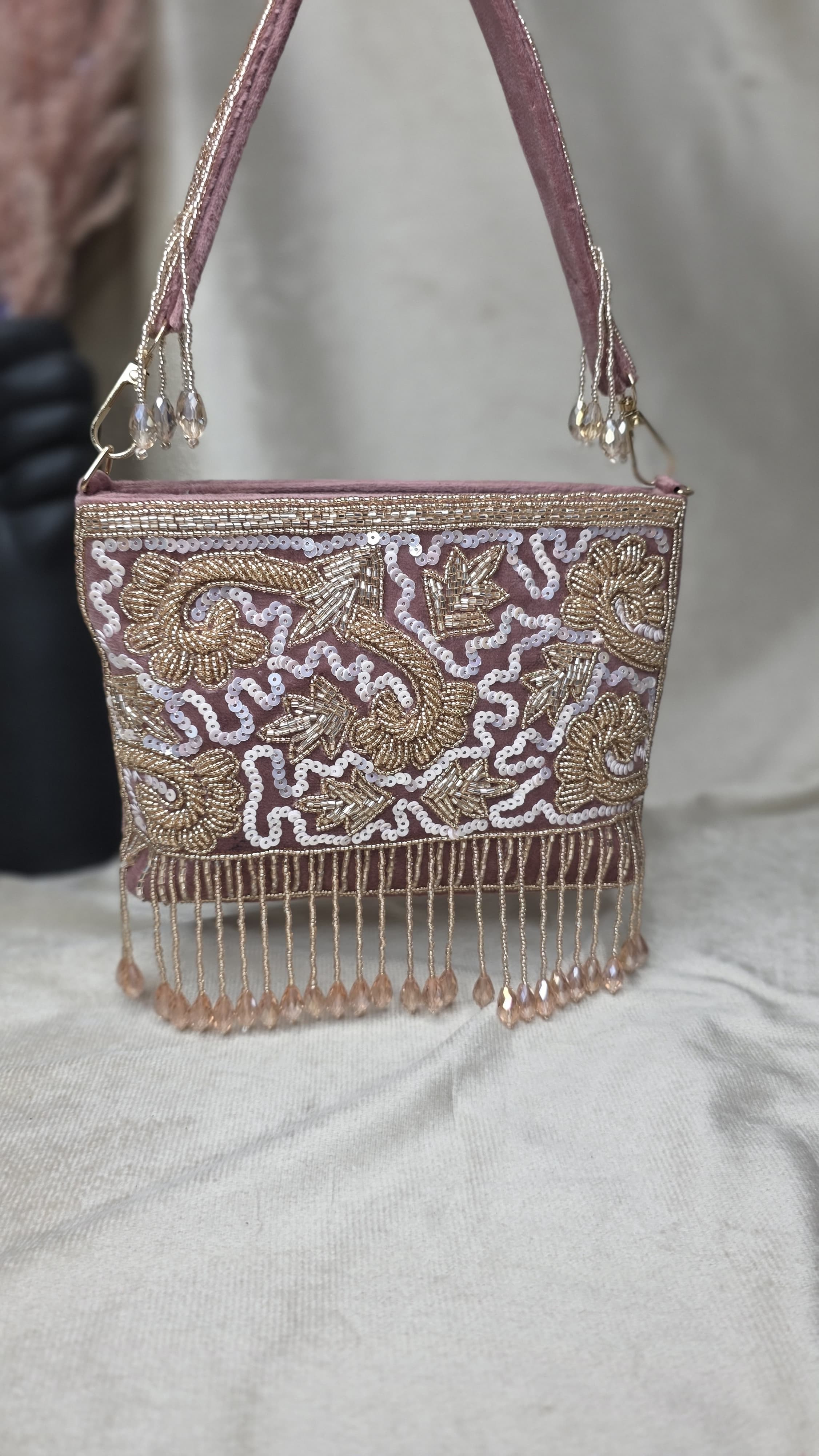 VRPS Embroidered Clutch | Handcrafted Ethnic Bag | SWIS-3407 | Additional Angle