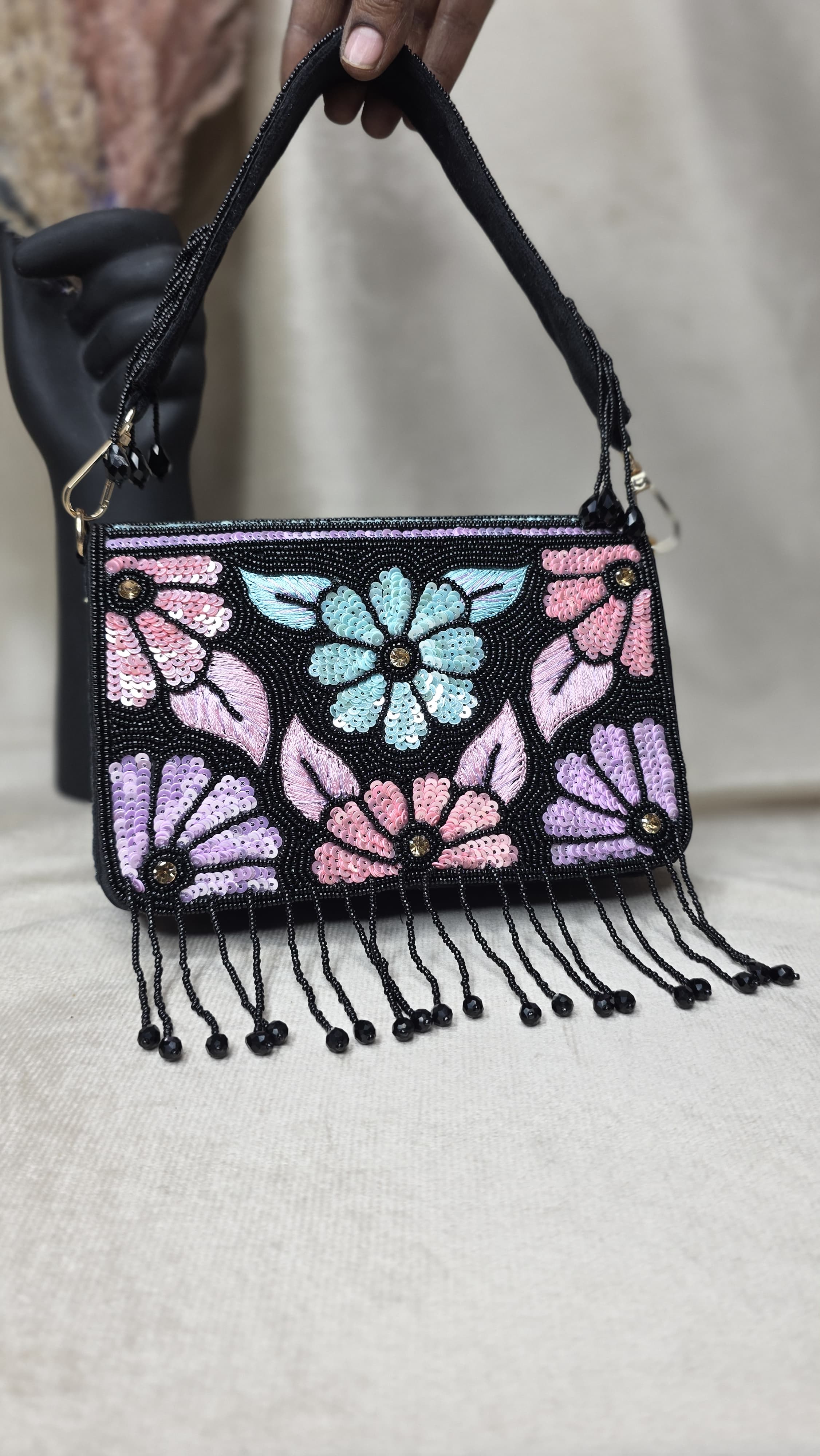 VRPS Flap Bag | Handcrafted Ethnic Bag | SWIS-3413 | Additional Angle